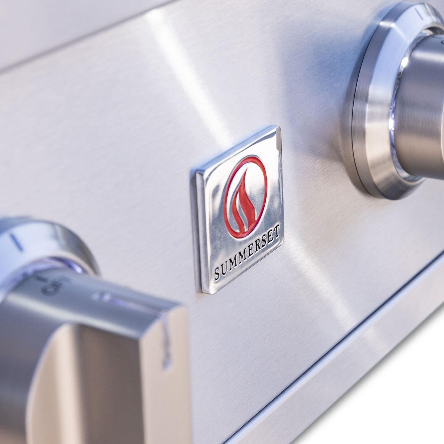 Summerset TRLPRO32L TRL Pro 32-in 3 Burner Built-In Propane Gas Grill w/ Rear Infrared Burner & Rotisserie Kit - Summerset Logo - Badge thumbnail