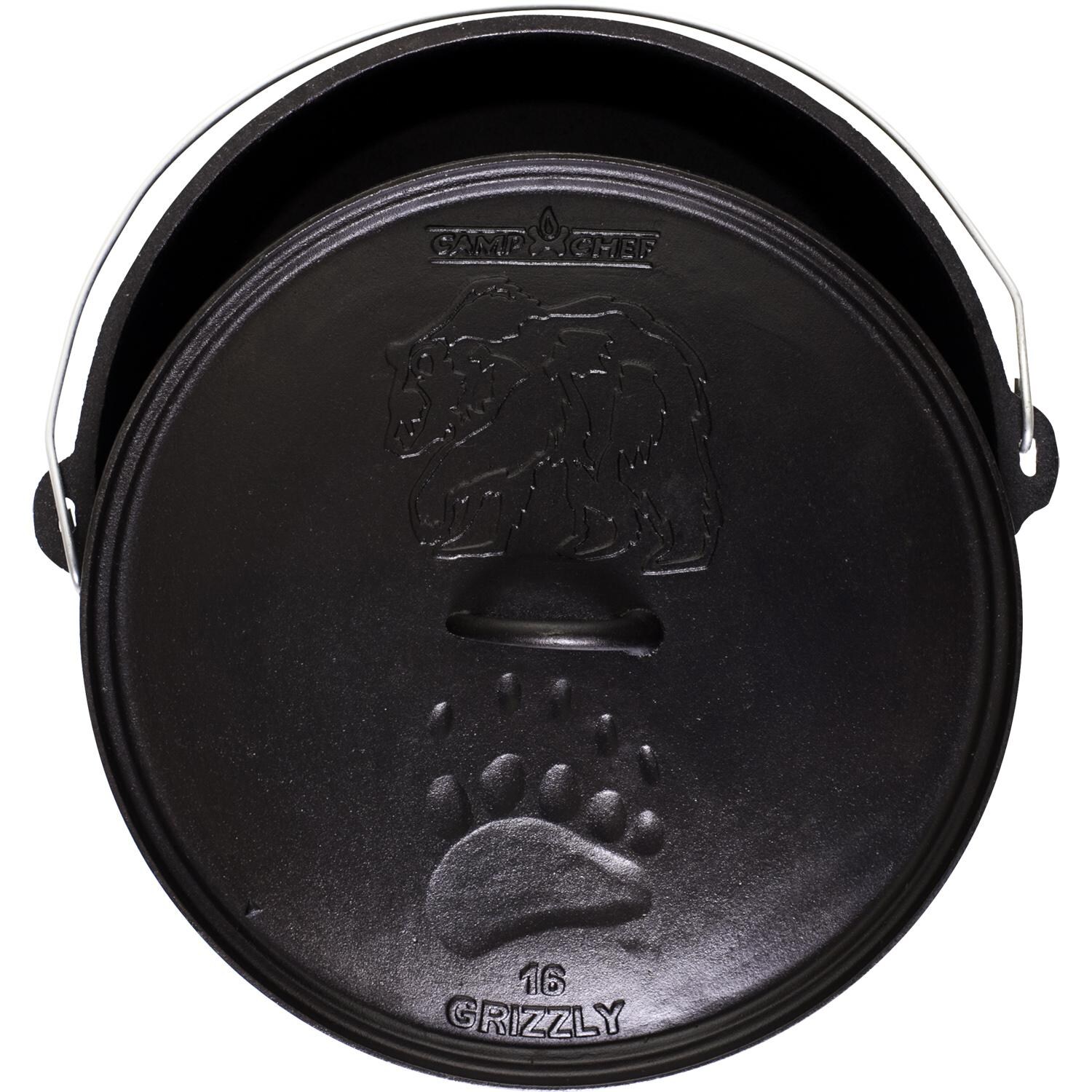 Camp Chef 10-Quart Seasoned Cast Iron Dutch Oven - Standard - Lifestyle View thumbnail