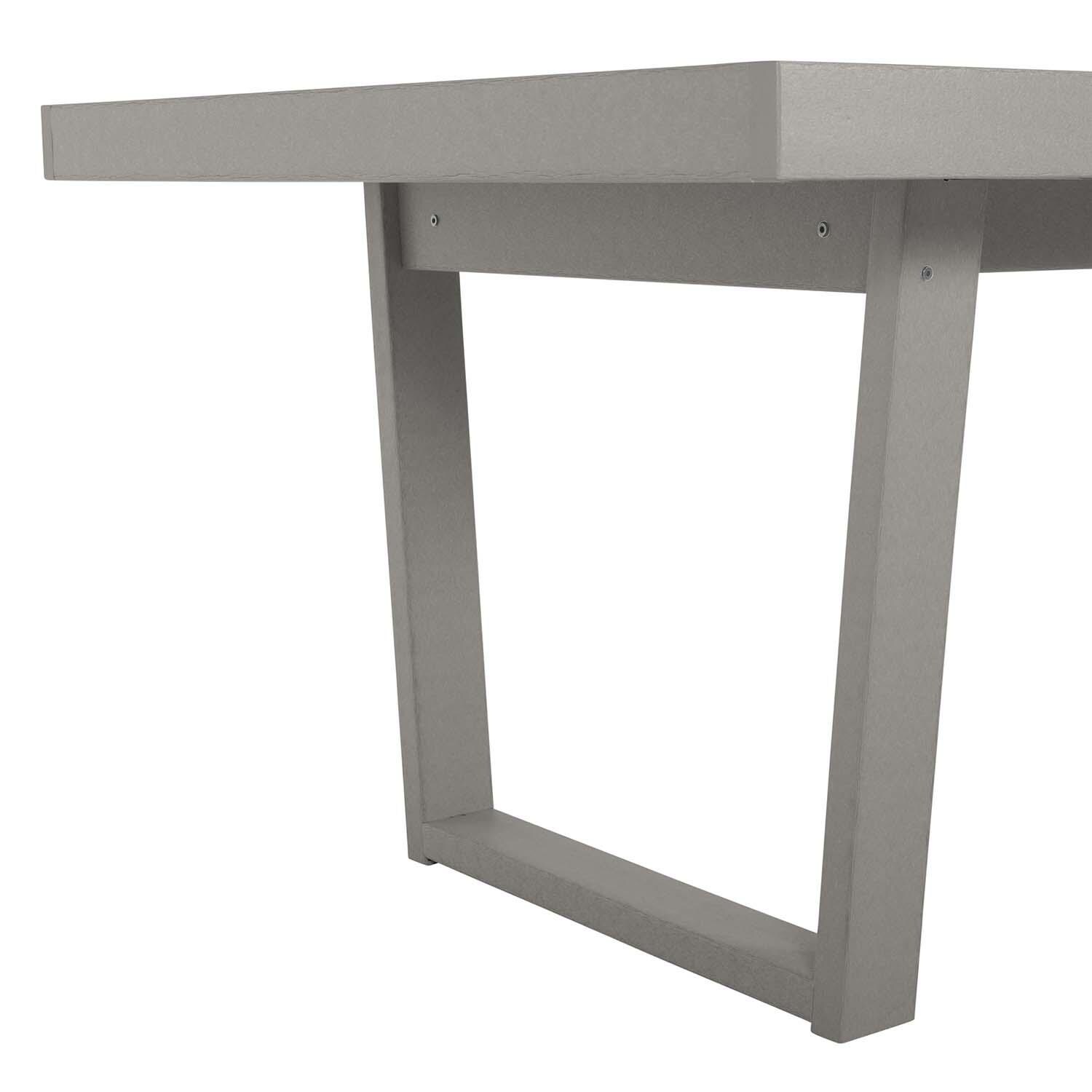 Hazel Cove 75-in Cove Gray Recycled Plastic Dining Table by Lakeview Outdoor Designs - Detail thumbnail