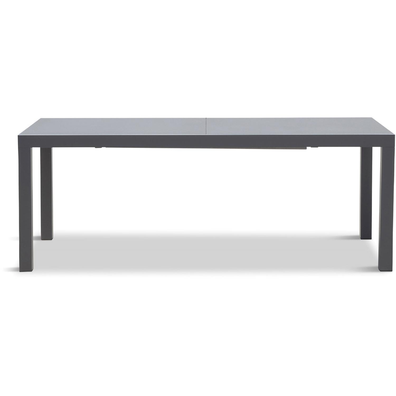 Spring Bay 13 Piece Extendable Dining Set in Slate/Concrete - Table - White Background thumbnail