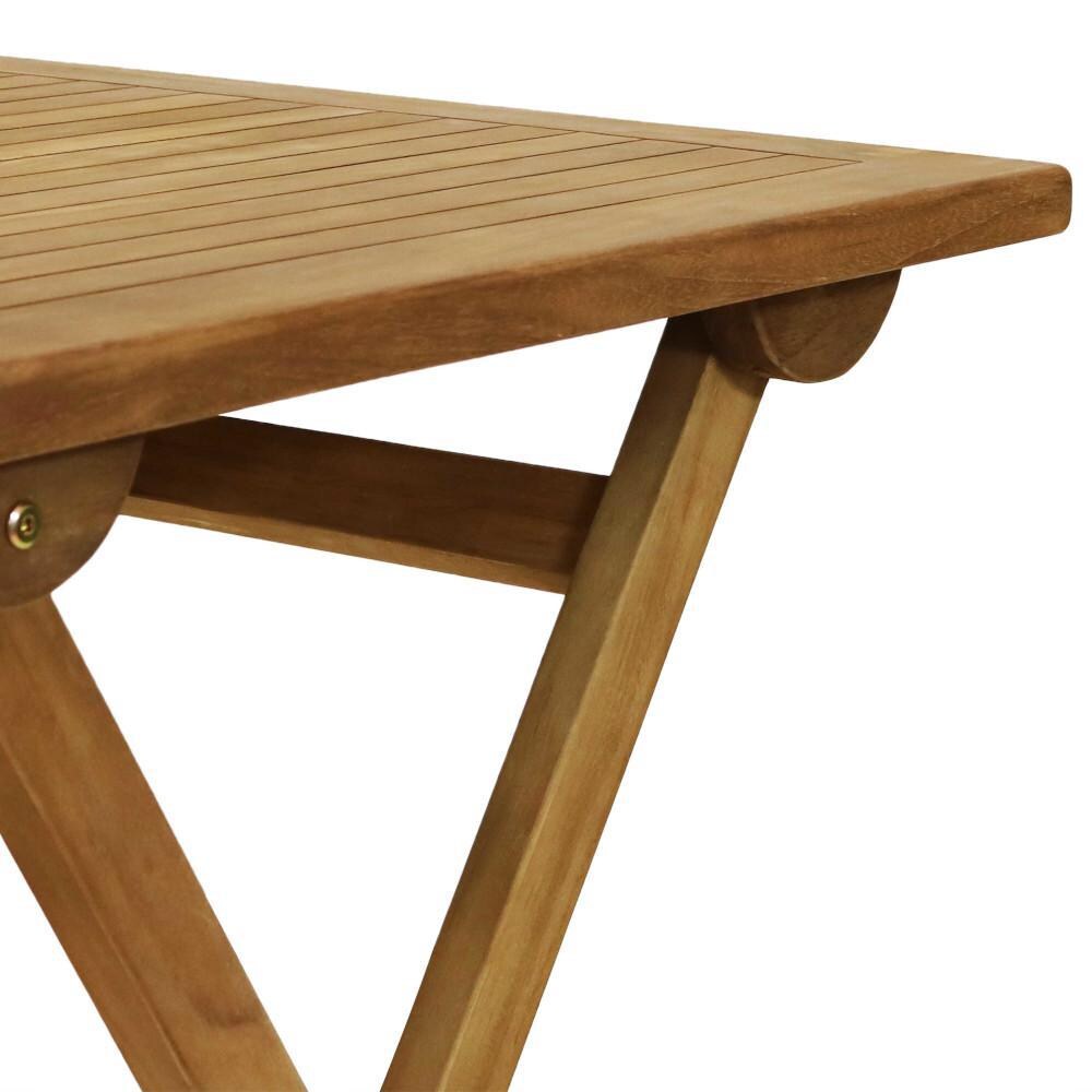 Ultimate Patio Small Wooden Folding Table - Detail thumbnail