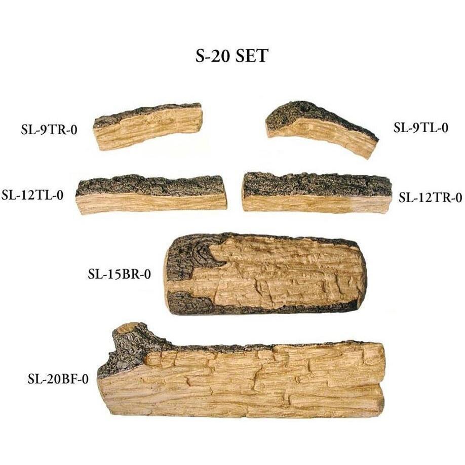 Peterson Real Fyre Split Oak 20-Inch Log Breakdown  thumbnail