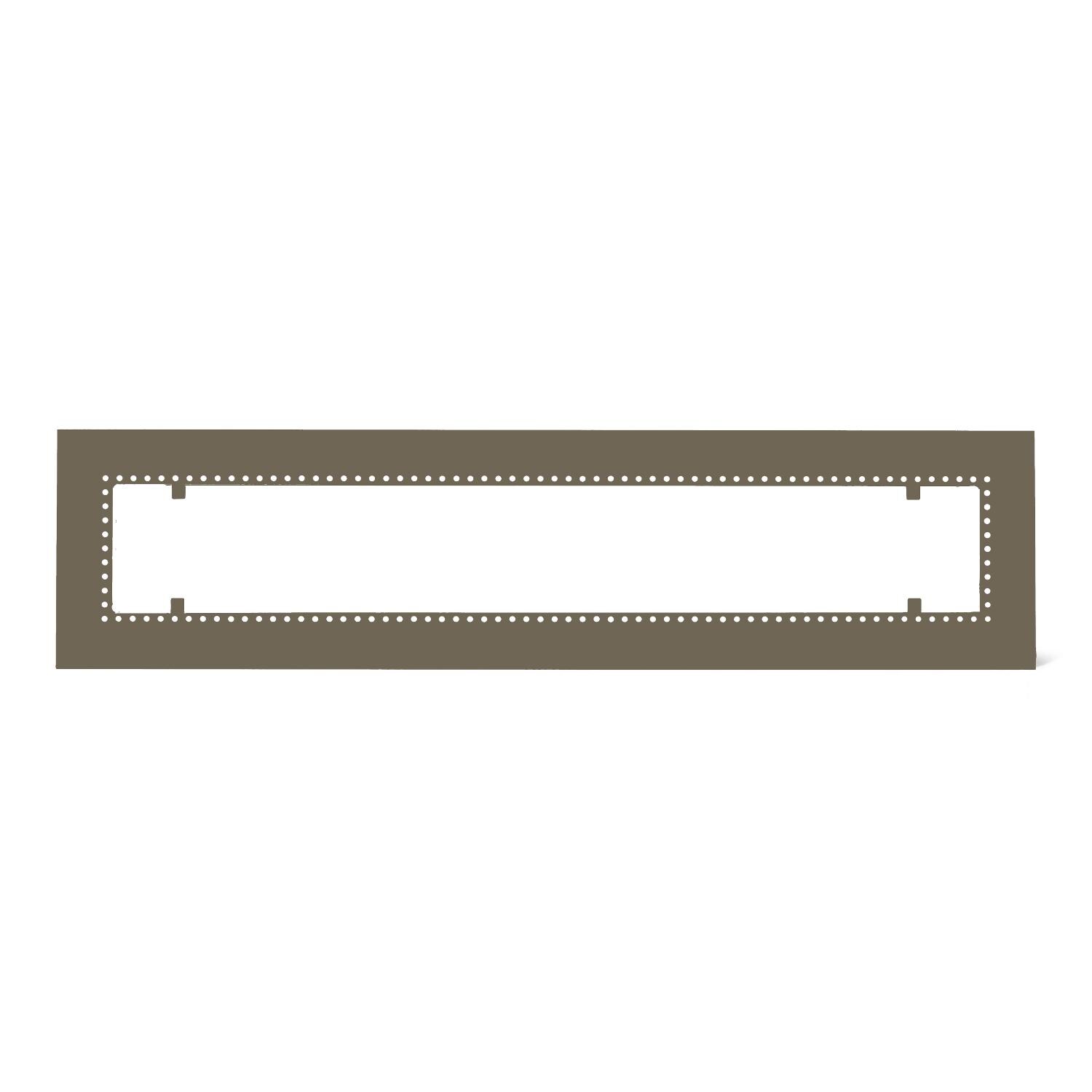 Infratech W30 Flush Mount Frame For 61 1/4-Inch Heaters - Bronze thumbnail