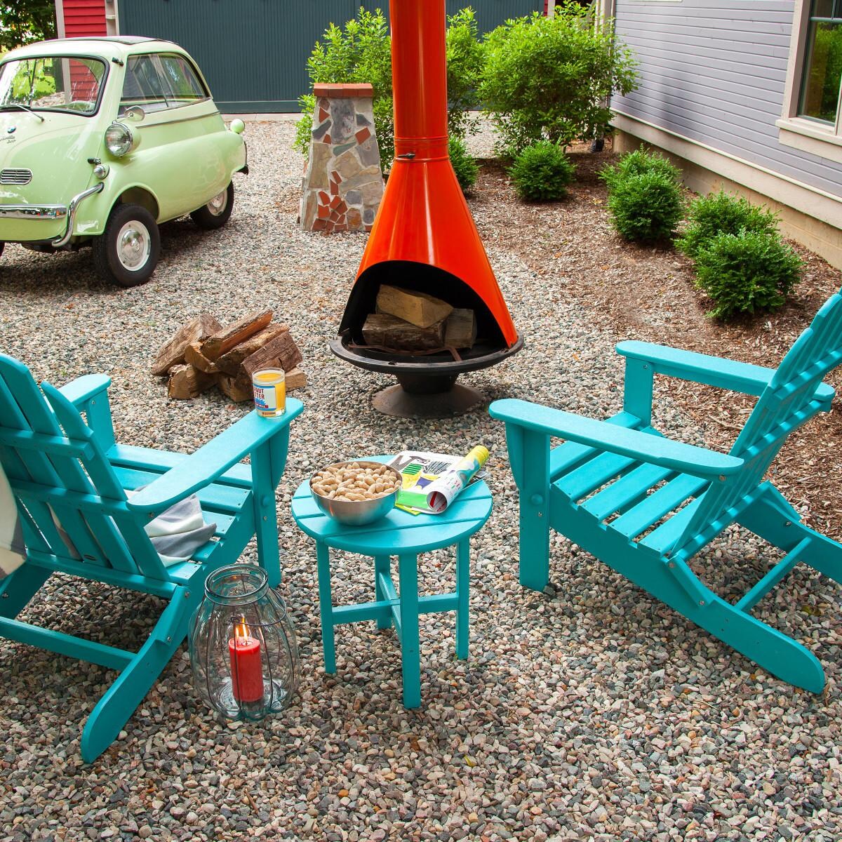 POLYWOOD PWS214-1-AR Classic Folding Adirondack 3-Piece Set thumbnail