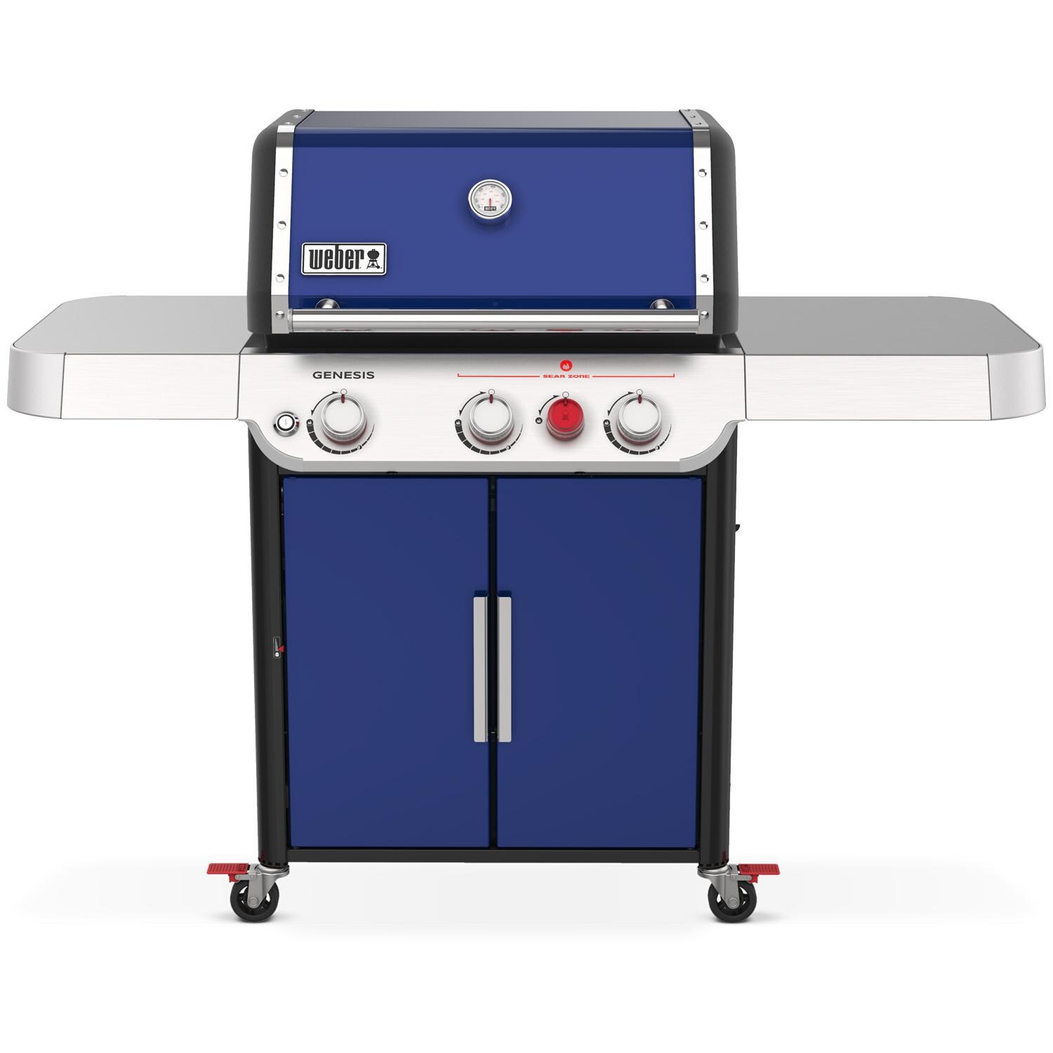 Weber GENESIS SP-E-325s Special Edition Propane Gas Grill with Sear Burner - Deep Ocean Blue - 35383301