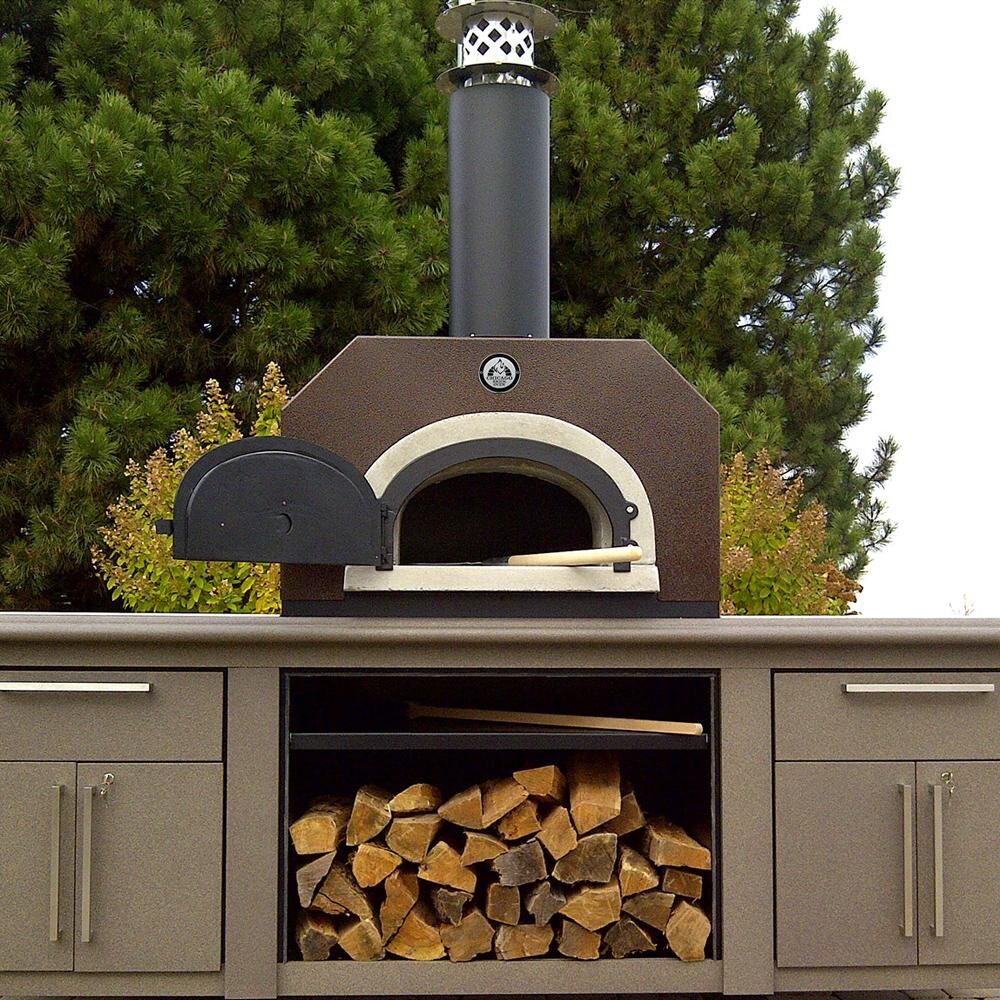 Chicago Brick Oven CBO-O-CT-500-CV Countertop Wood Fired Pizza Oven - Copper Vein - Lifestyle thumbnail