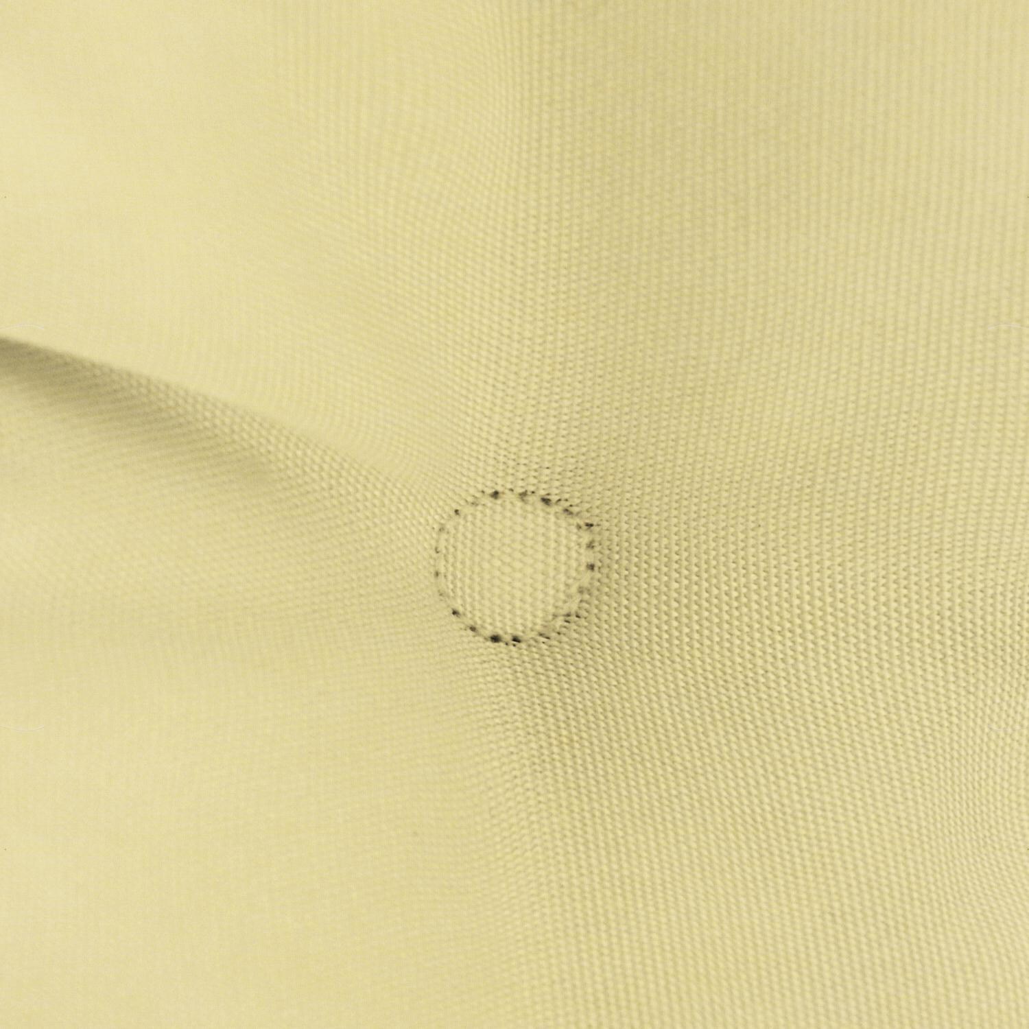 Sunbrella Canvas Buttercup Extra Long Outdoor Replacement Chaise Lounge Cushion By UltimatePatio.com - Tufting Detail thumbnail