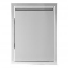 BBQGuys.com Aspen Series 17-Inch Stainless Steel Right-Hinged Single Access Door - Vertical