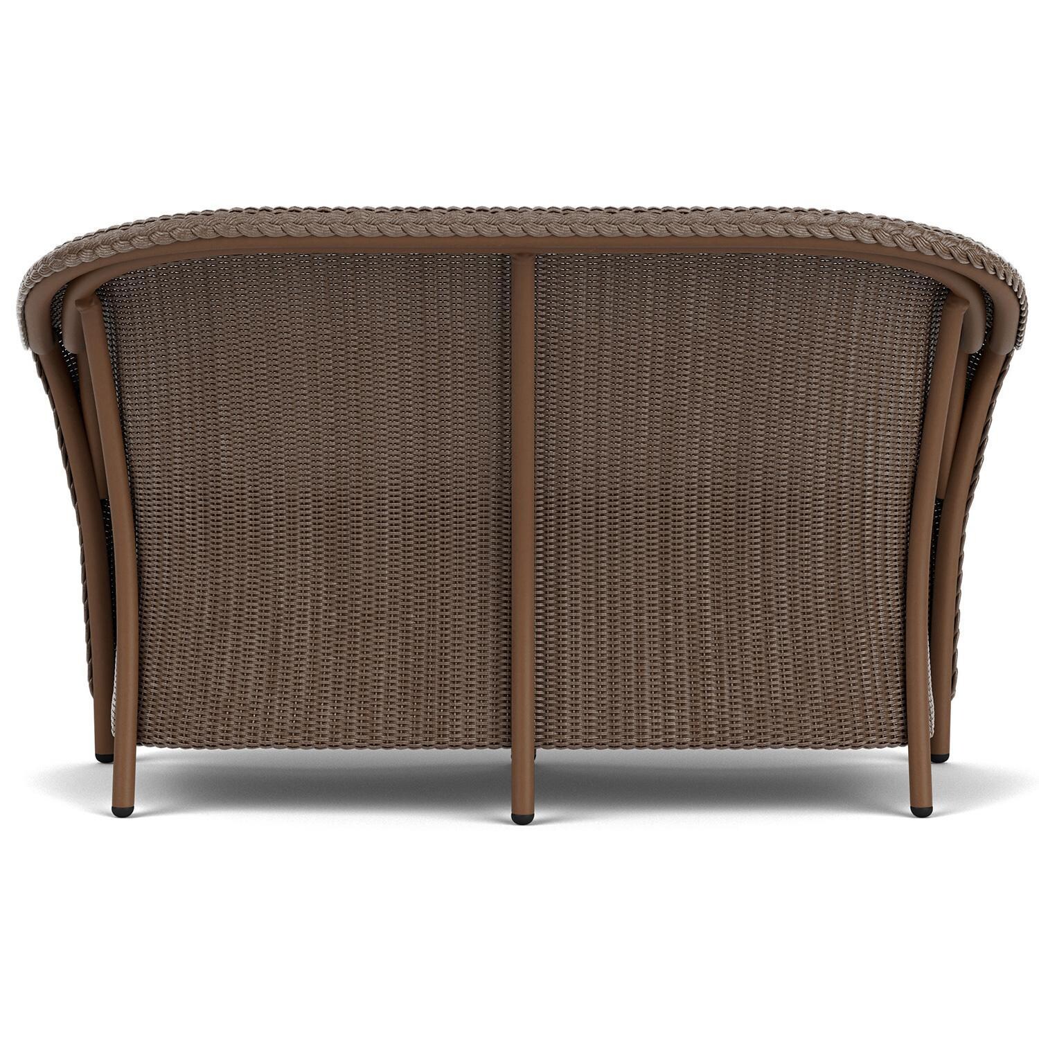 Lloyd Flanders Reflections 3-Piece Seating Set W/ Spring Rockers in Bark Finish - Loveseat Back thumbnail