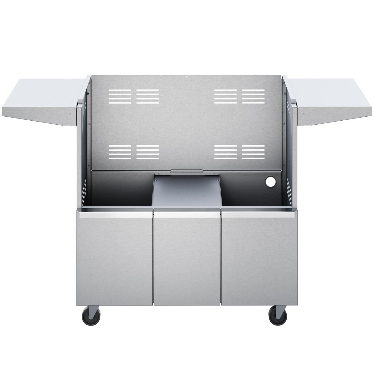 Twin Eagles TEPGB36 36-in Pellet Grill Cart w/ One Storage Drawer & Two Access Doors - White Background thumbnail