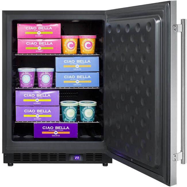 Summit 4.72 Cu Ft. Built-In / Freestanding Commercial Freezer - Stainless Steel - Full thumbnail