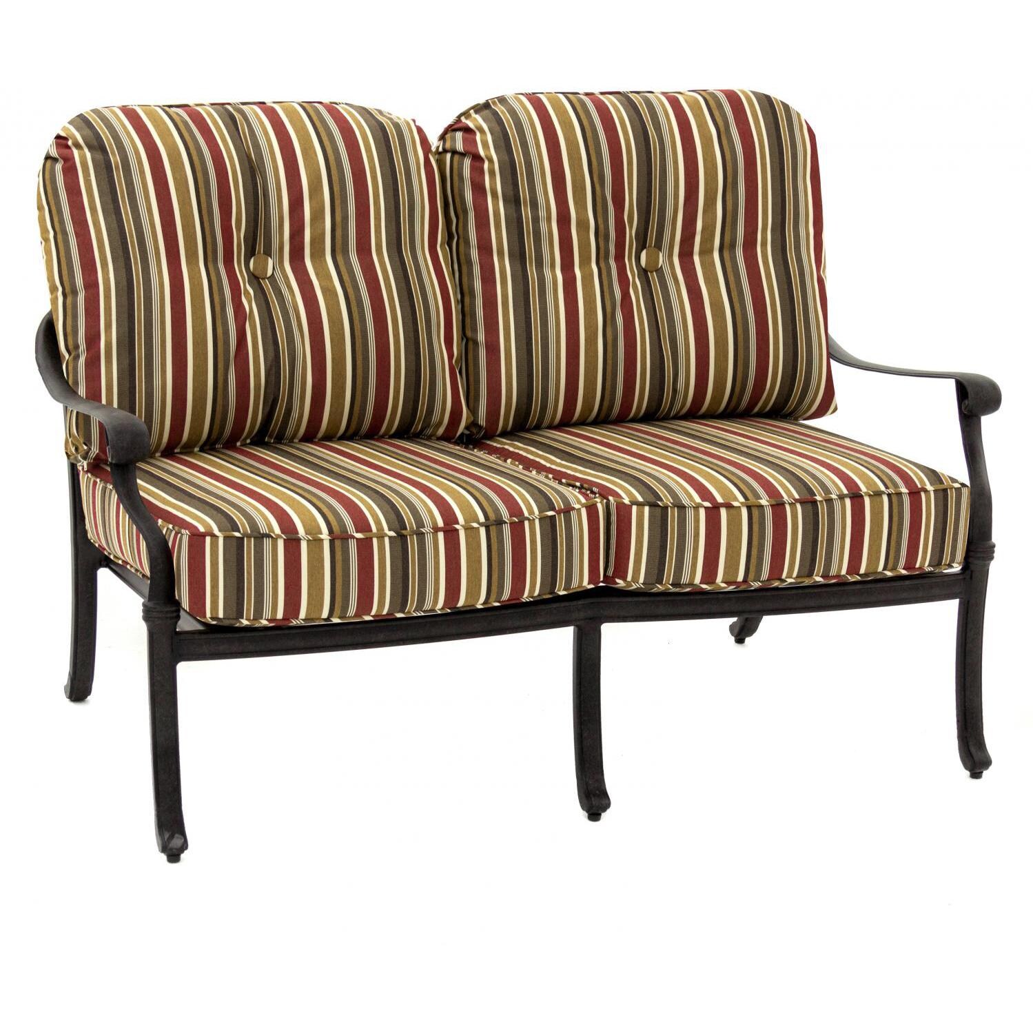 Sunbrella Brannon Redwood 4 Piece Medium Outdoor Replacement Loveseat