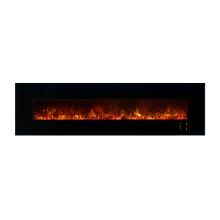 Modern Flames Ambiance CLX2 100-Inch Electric Fireplace With Black Glass Front - AL100CLX2-G image