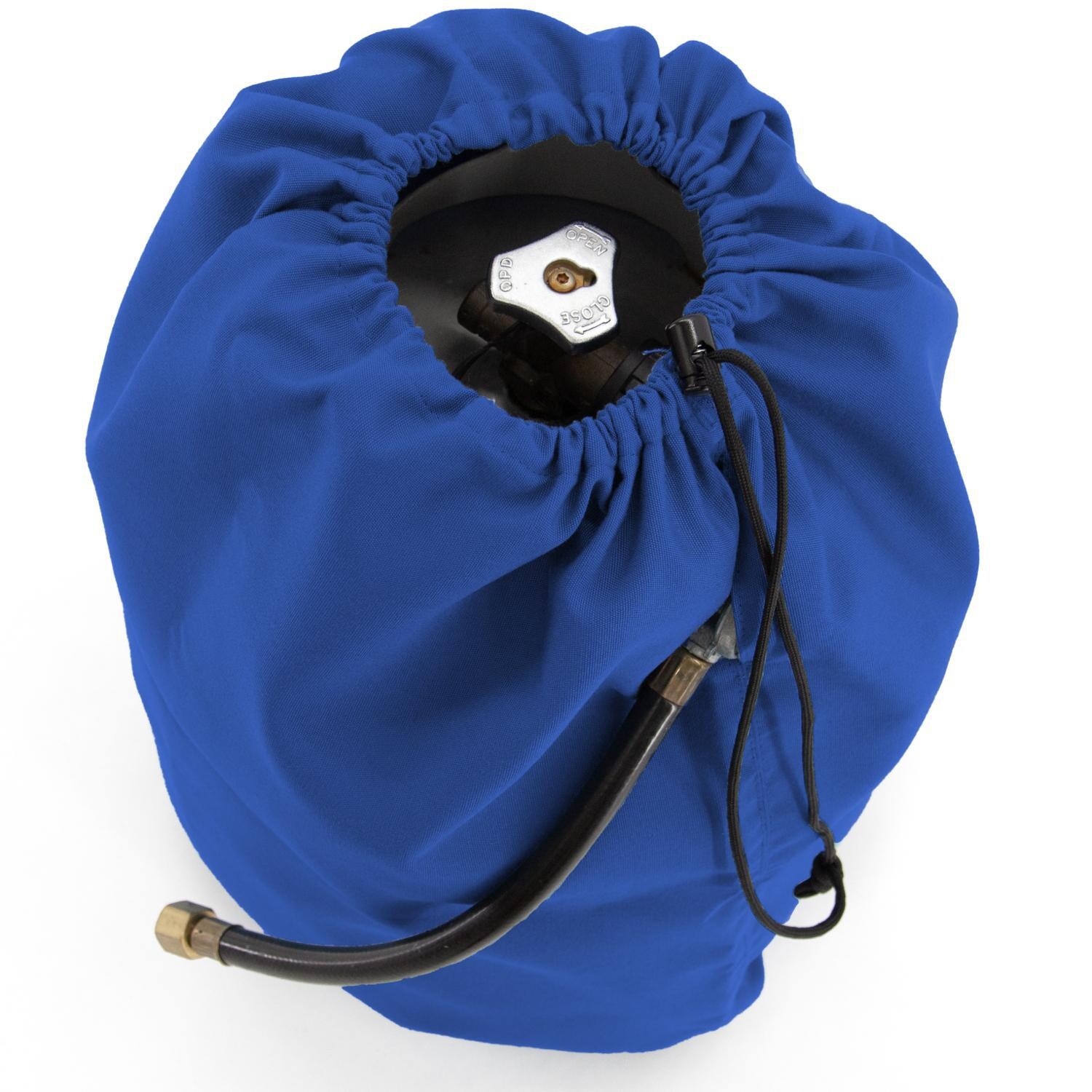 Signature Series Propane Tank Cover by BBQGuys - In Use Above thumbnail