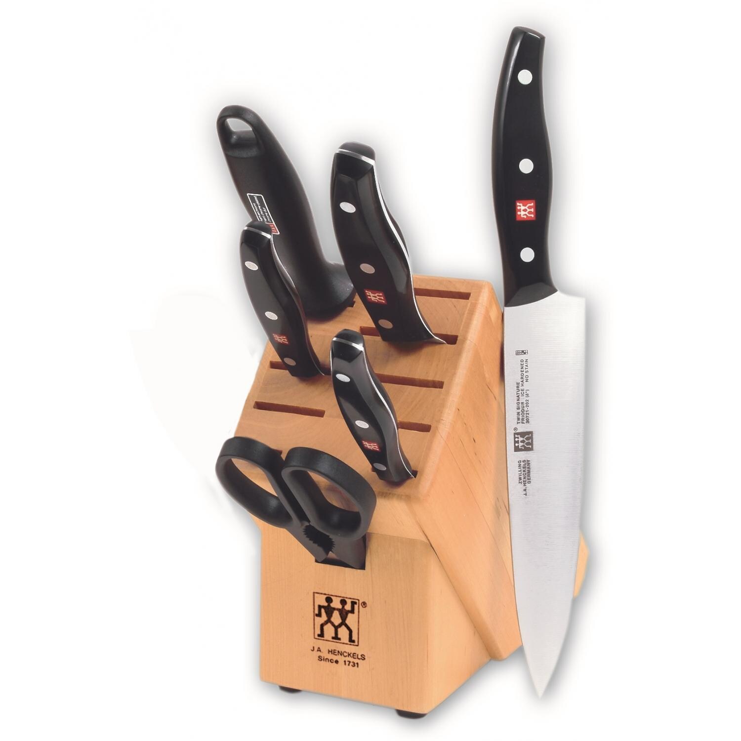 Zwilling J.A. Henckels Twin Signature 7-Piece Knife Block Set