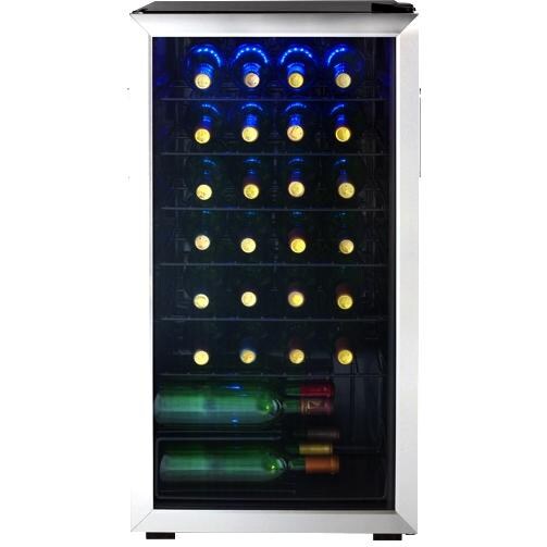 Danby Designer 36 Bottle Wine Cooler Stainless Steel DWC93BLSDB BBQGuys