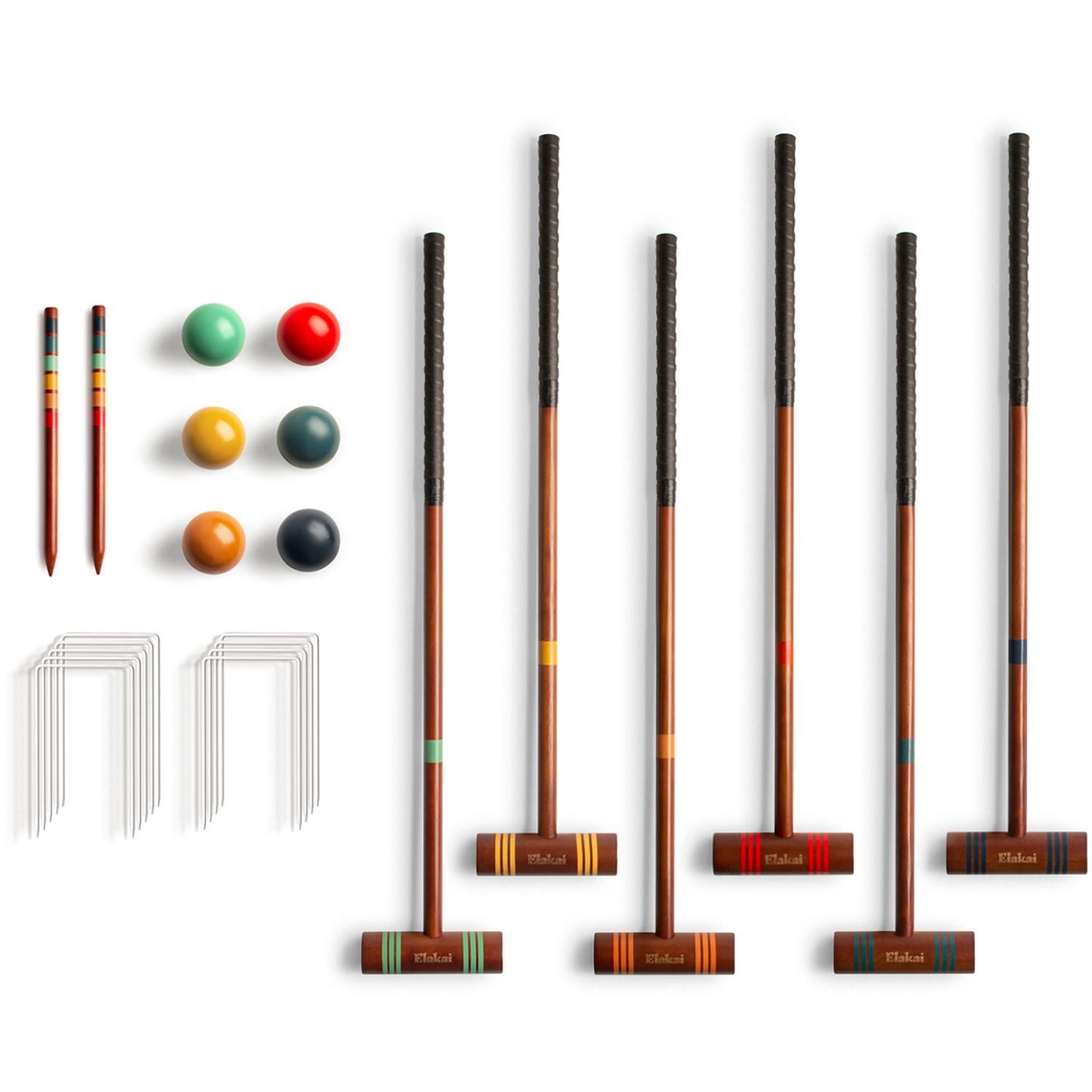 Elakai 6 Player Travel Croquet Set - EGCQW-01 : BBQGuys