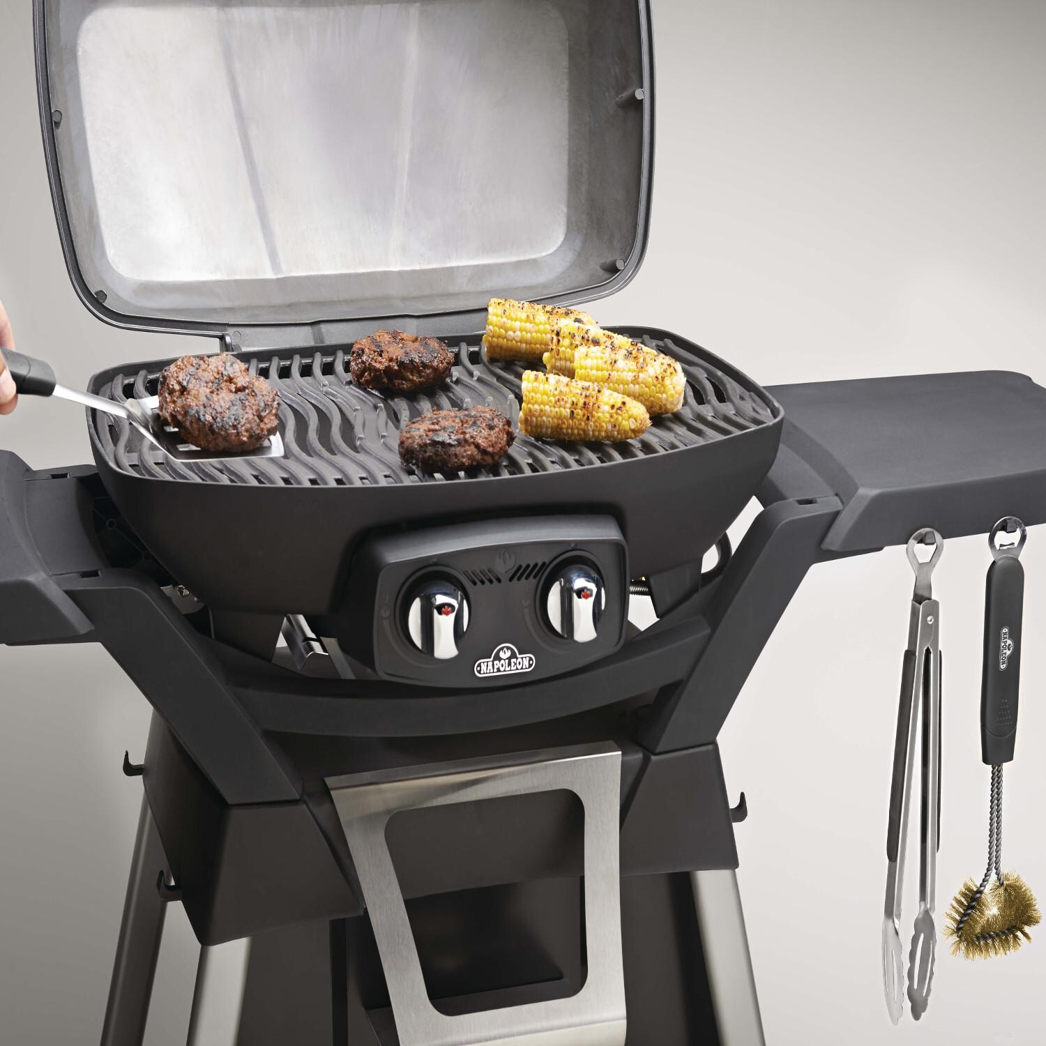 Napoleon 70024 3 Piece Stainless Steel BBQ Toolset - Lifestyle Use thumbnail