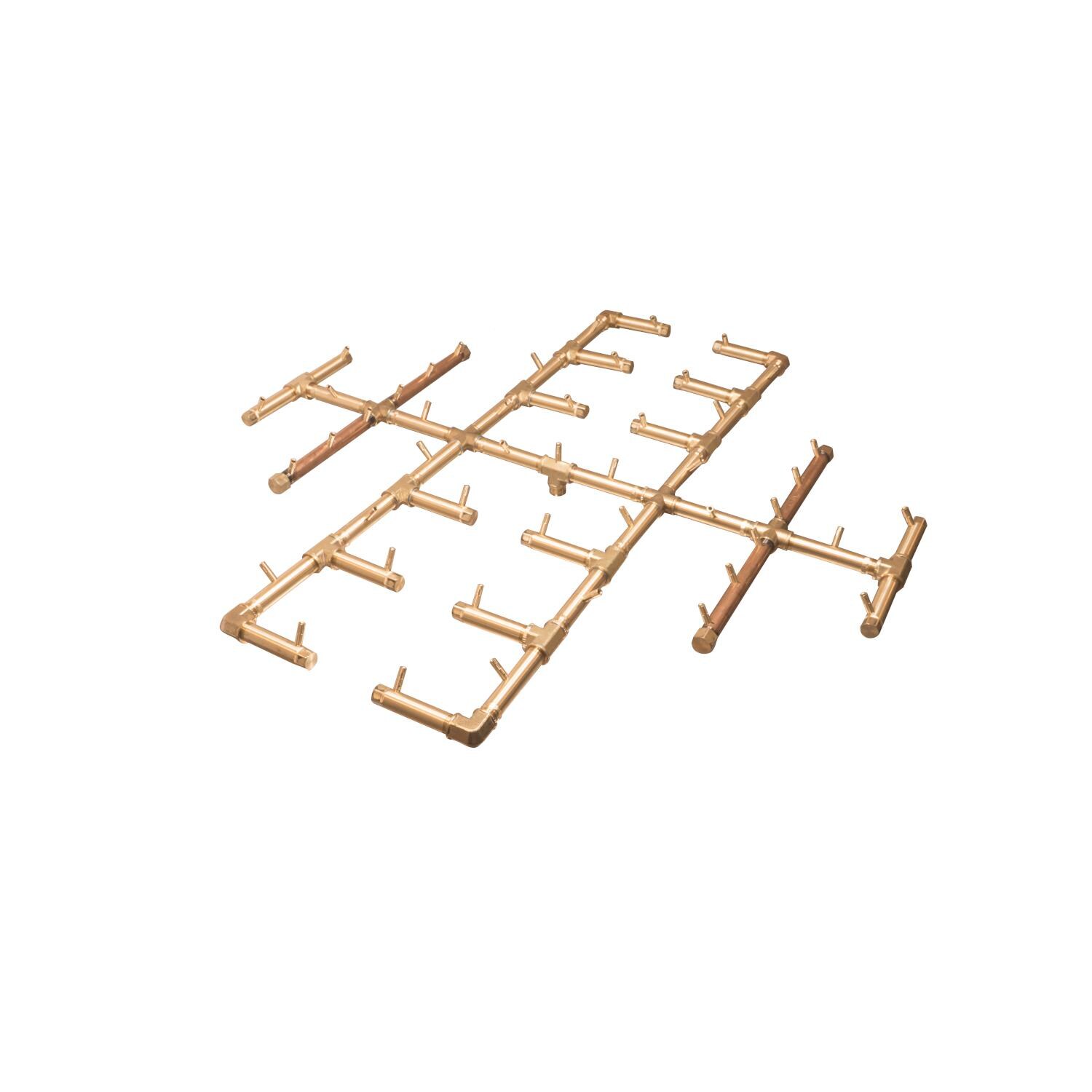 Warming Trends CFB450NGALPL60SFK2 60-Inch Square Natural Gas Fire Pit Burner Kit W/ 46-Inch Original CROSSFIRE Brass Burner - CROSSFIRE Brass Burner thumbnail