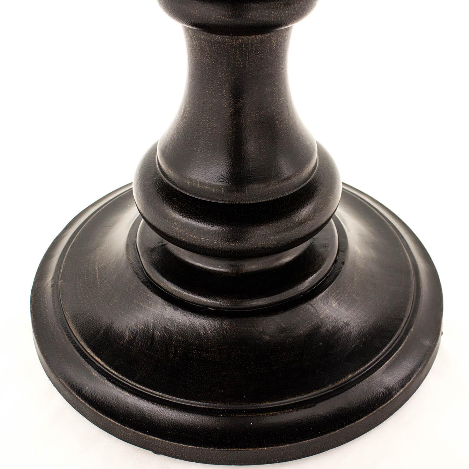 Du Monde 48-Inch Round Cast Aluminum Outdoor Pedestal Dining Table - Pedestal Detail thumbnail