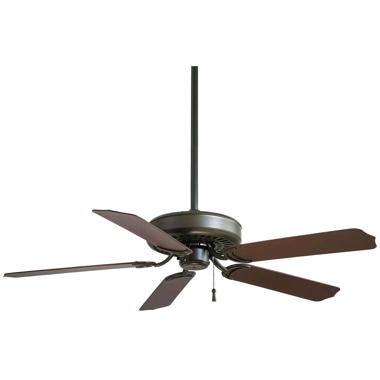 Minka-Aire F571-ORB Sundance 52-Inch 5-Blade Ceiling Fan in Oil Rubbed Bronze Finish w/ Dark Oak All Weather Blades - Convertible thumbnail