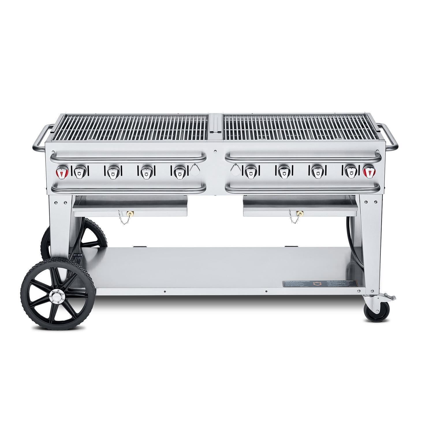 Crown Verity 60-Inch Single Inlet (Bulk Tanks Only) Rental Propane Grill - CV-RCB-60-SI BULK