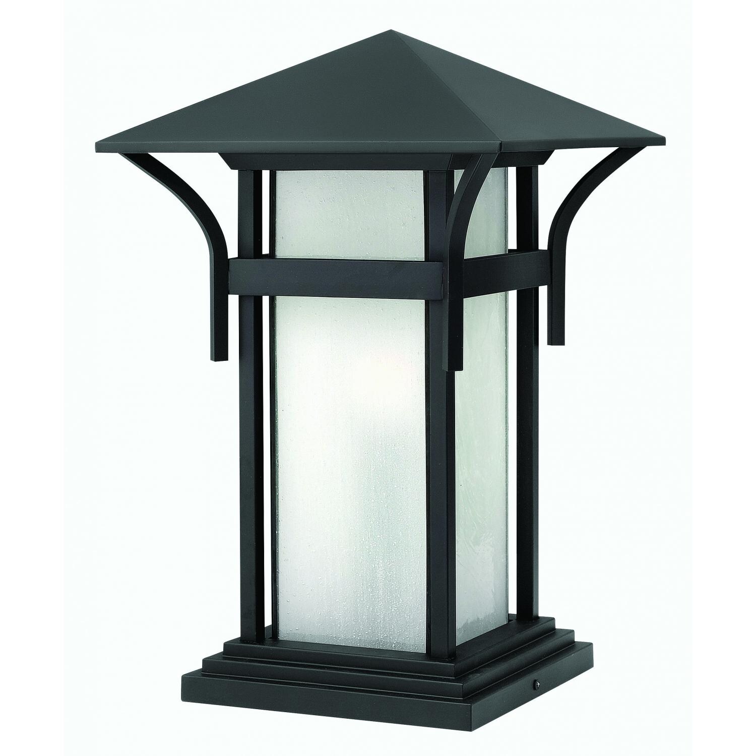 Hinkley Lighting Harbor 2576SK 100W One Light Outdoor Pier Mount Light - Satin Black thumbnail