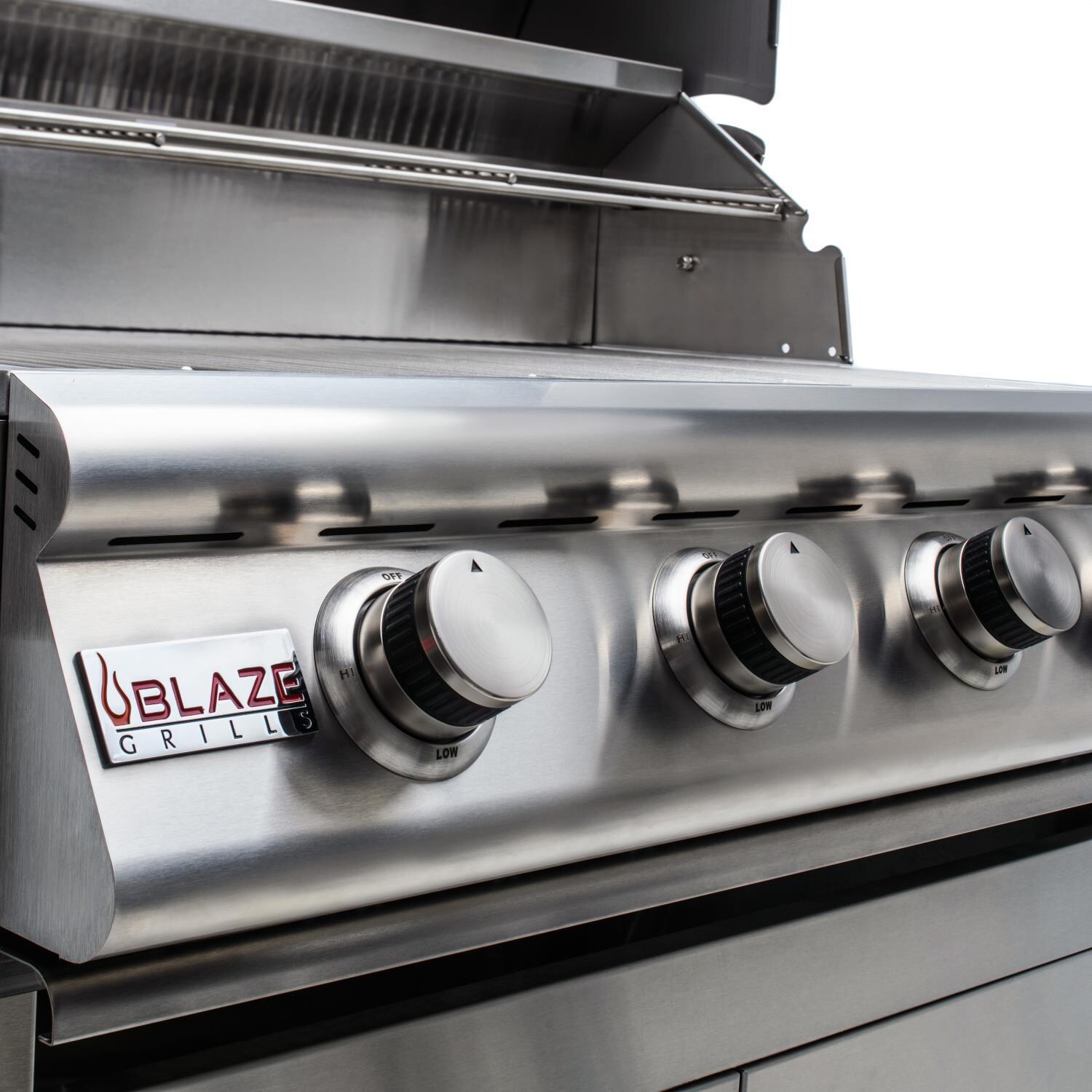 Blaze BLZ-4LBM-NG Prelude LBM 32-Inch 4-Burner Built-In Natural Gas Grill - Control Panel thumbnail