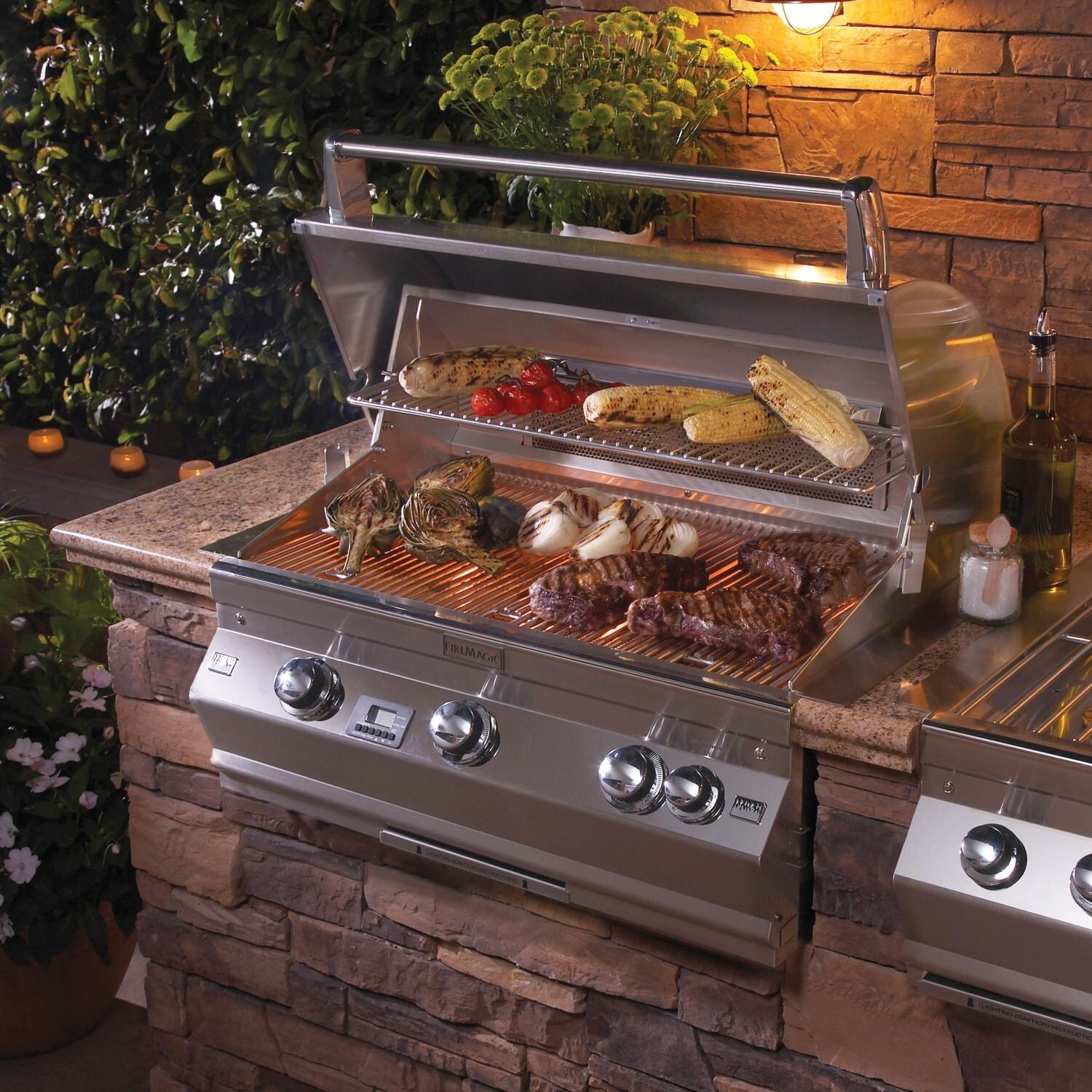 Fire Magic Aurora A660 Gas Built In Grill With One Infrared Burner And Rotisserie - Lifestyle thumbnail
