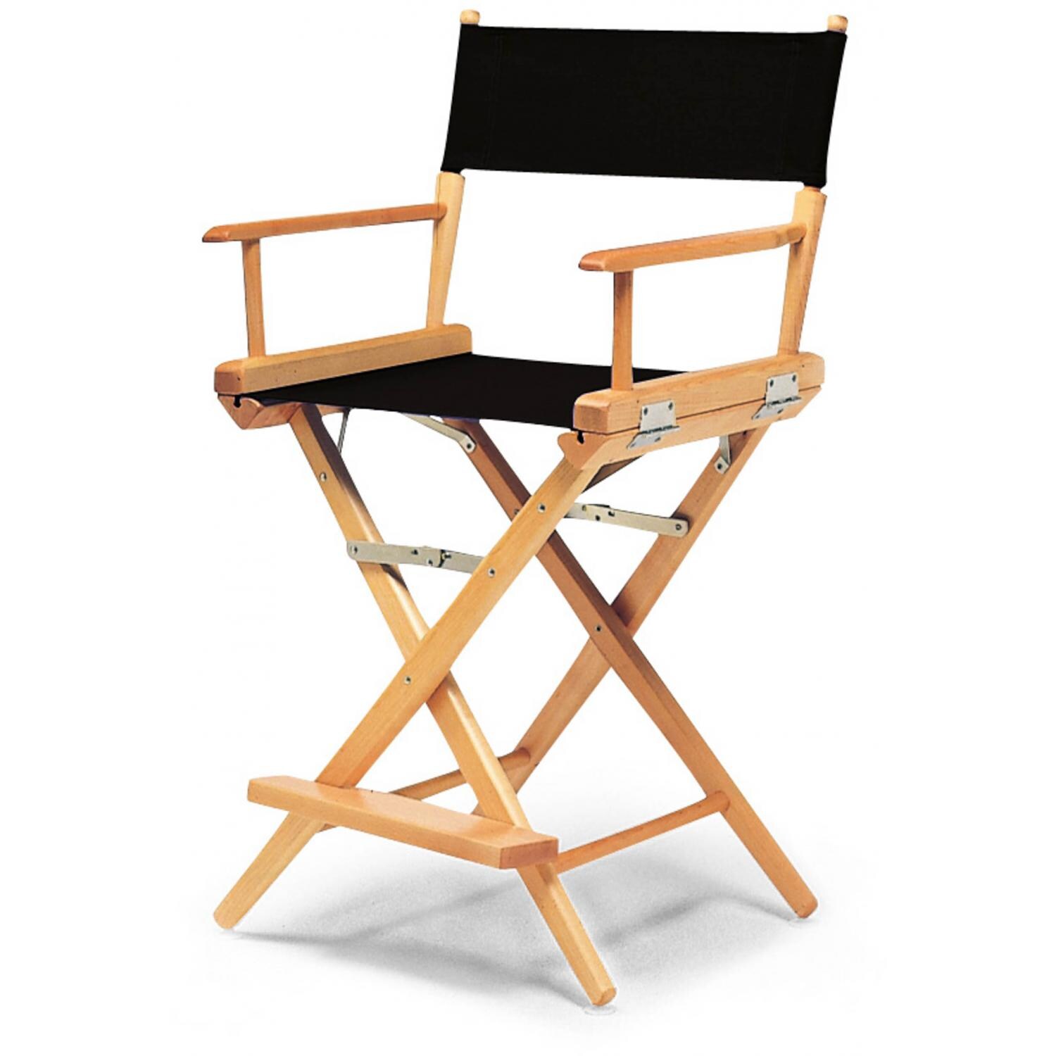 World Famous Counter Height Director Chair By Telescope Casual - Varnish/Black