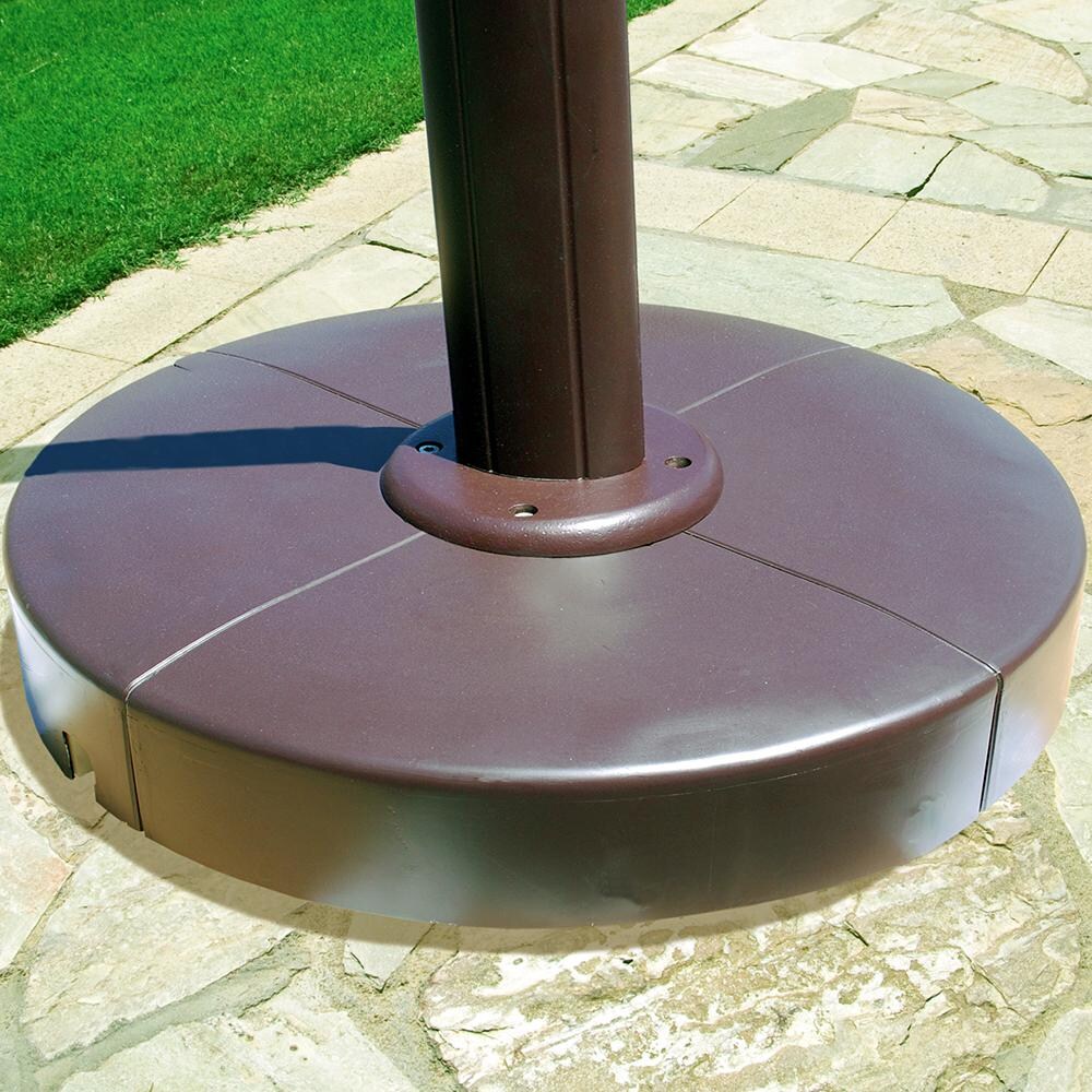 Galtech 10 X 10 Ft. Square Patio Umbrella W/ Manual Lift - Cantilever Umbrella Base Detail thumbnail