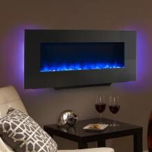 SimpliFire 38-Inch Linear Wall Mount Electric Fireplace - SF-WMS38-BK image