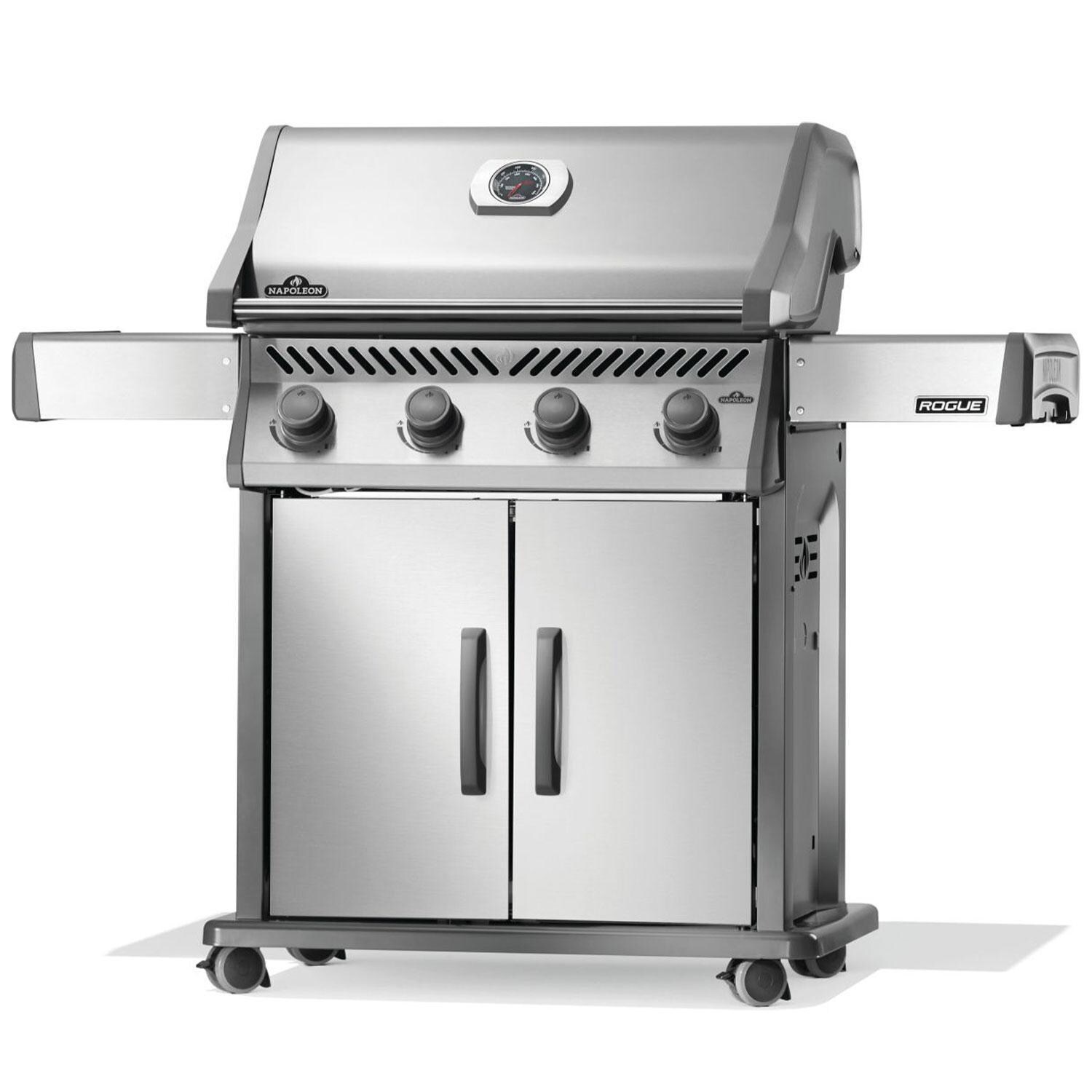 Napoleon R525PSS-2 Rogue 525 Propane Gas Grill - Stainless Steel - Left Angle - White Background thumbnail
