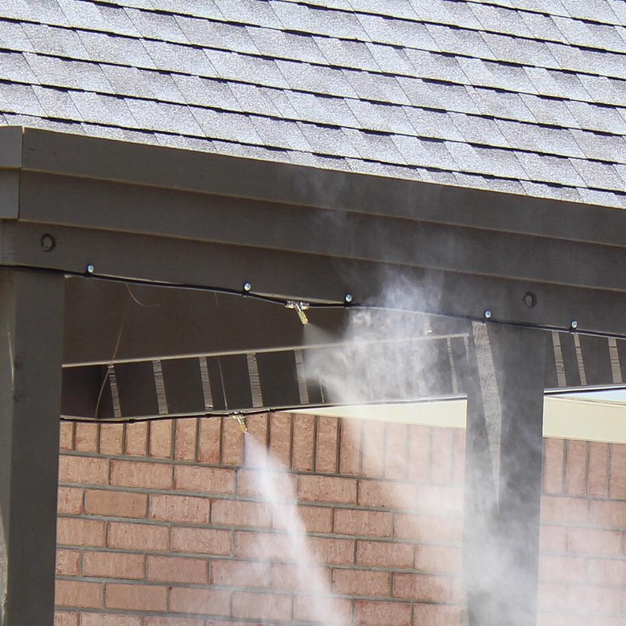 Mist Works Gulf Breeze High-Pressure Residential Misting System Kit ...