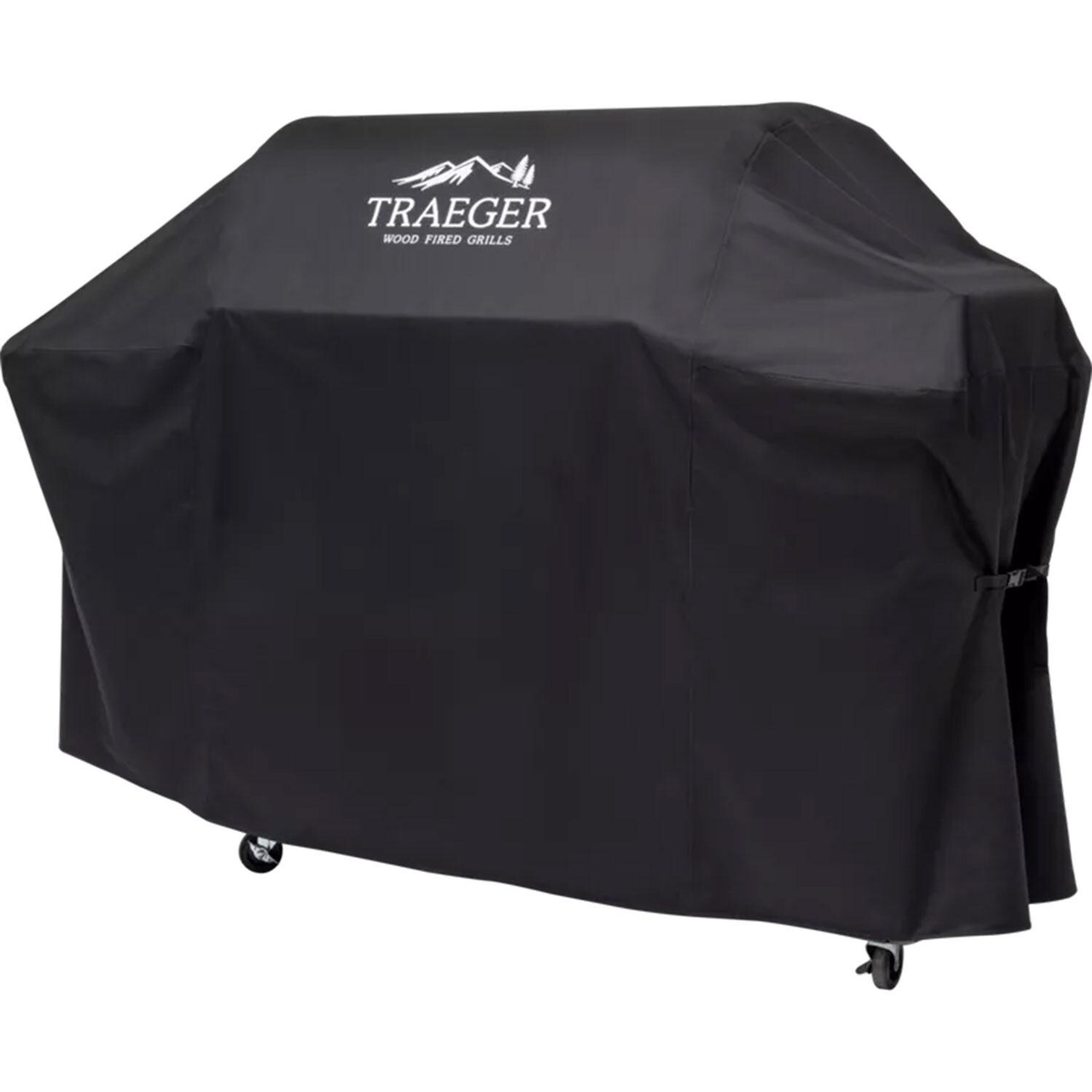 Traeger BAC887 Timberline XL/Ironwood XL Full-Length Grill Cover - Angled Left - White Background thumbnail