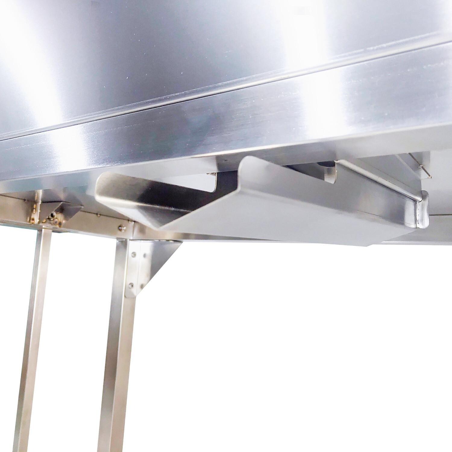 Tagwood BBQ BBQ03SSF Fully Assembled All Stainless Steel Argentine Santa Maria Wood Fire & Charcoal Grill - Water Drain