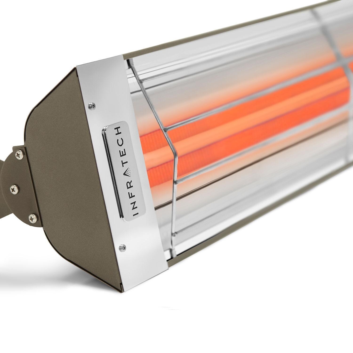 Infratech WD-Series 48 Inch 5200W Dual Element Electric Patio Heater - 240V - Bronze - WD5224BR
