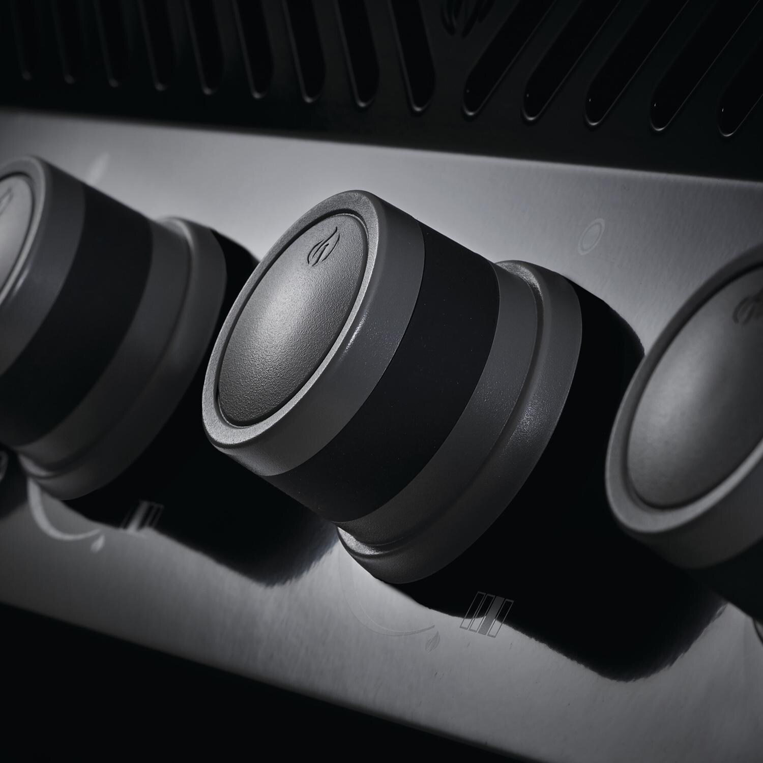 Napoleon RXT365SIBNK-1 Rogue XT 365 Natural Gas Grill with Infrared Side Burner - Black - Burner Control Knob Detail thumbnail