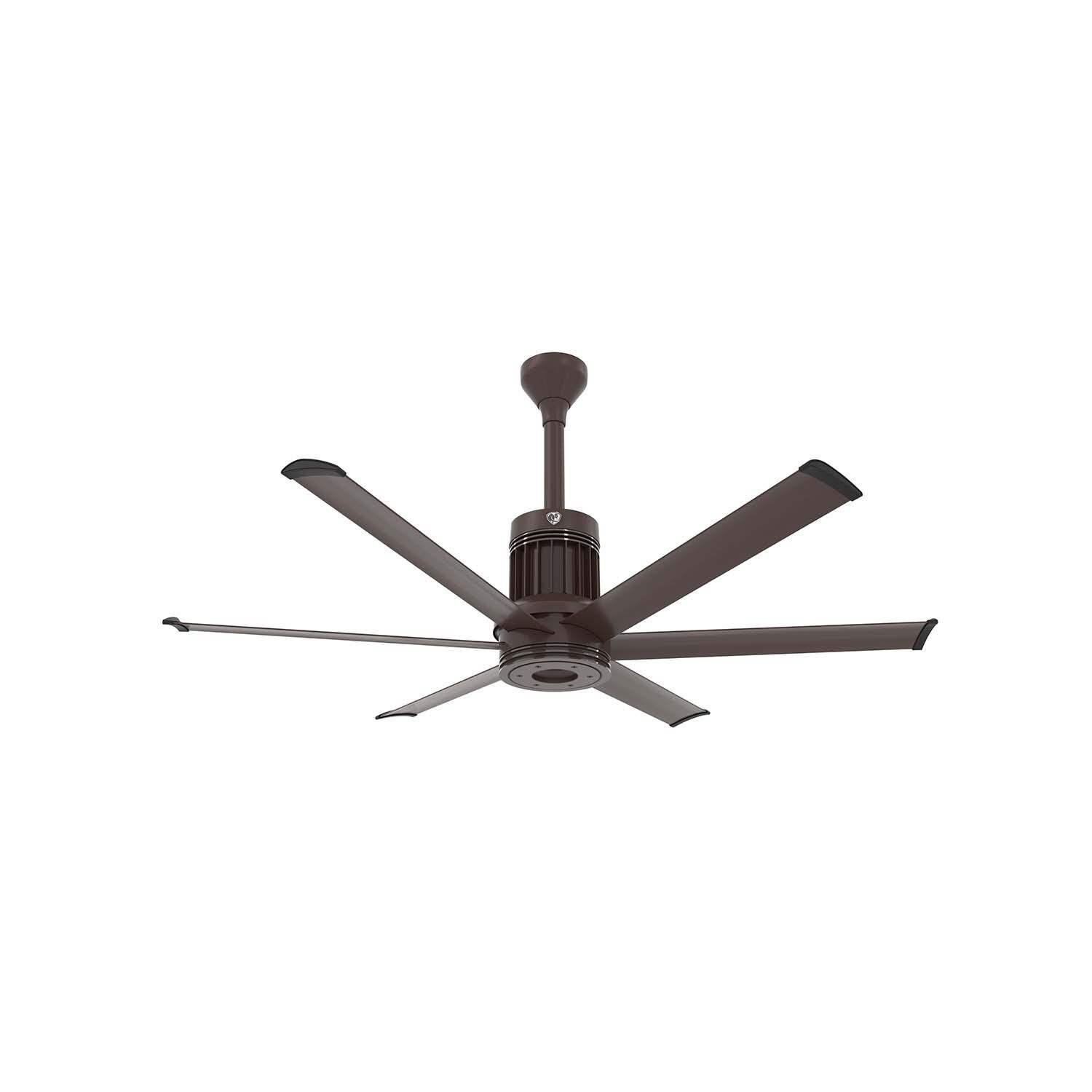 Big Ass Fans 60-Inch i6 Ceiling Fan Universal Mount W/12-Inch Ext Tube & LED in Oil Rubbed Bronze - MK-I61-051906A730I12S2
