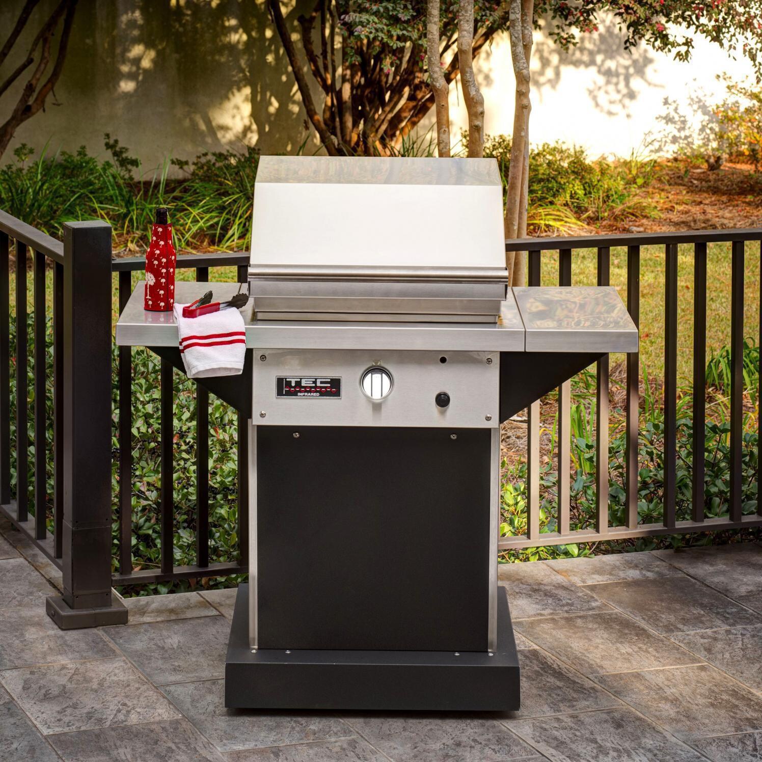 TEC Patio FR 26-Inch Infrared Grill - On the Patio (Shown With Optional Warming Rack - Sold Separately) thumbnail