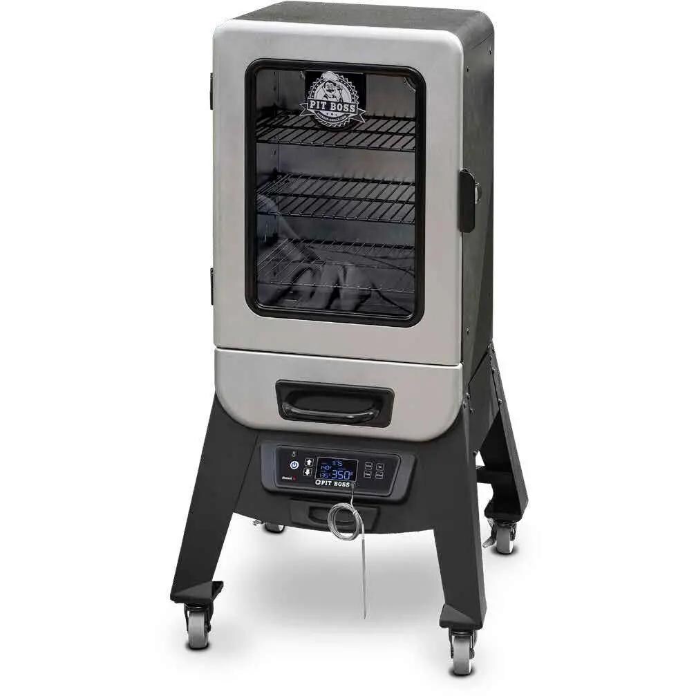 Pit Boss 77221 Silver Star 2 Series 21-Inch Vertical Digital Electric Smoker w/ Window