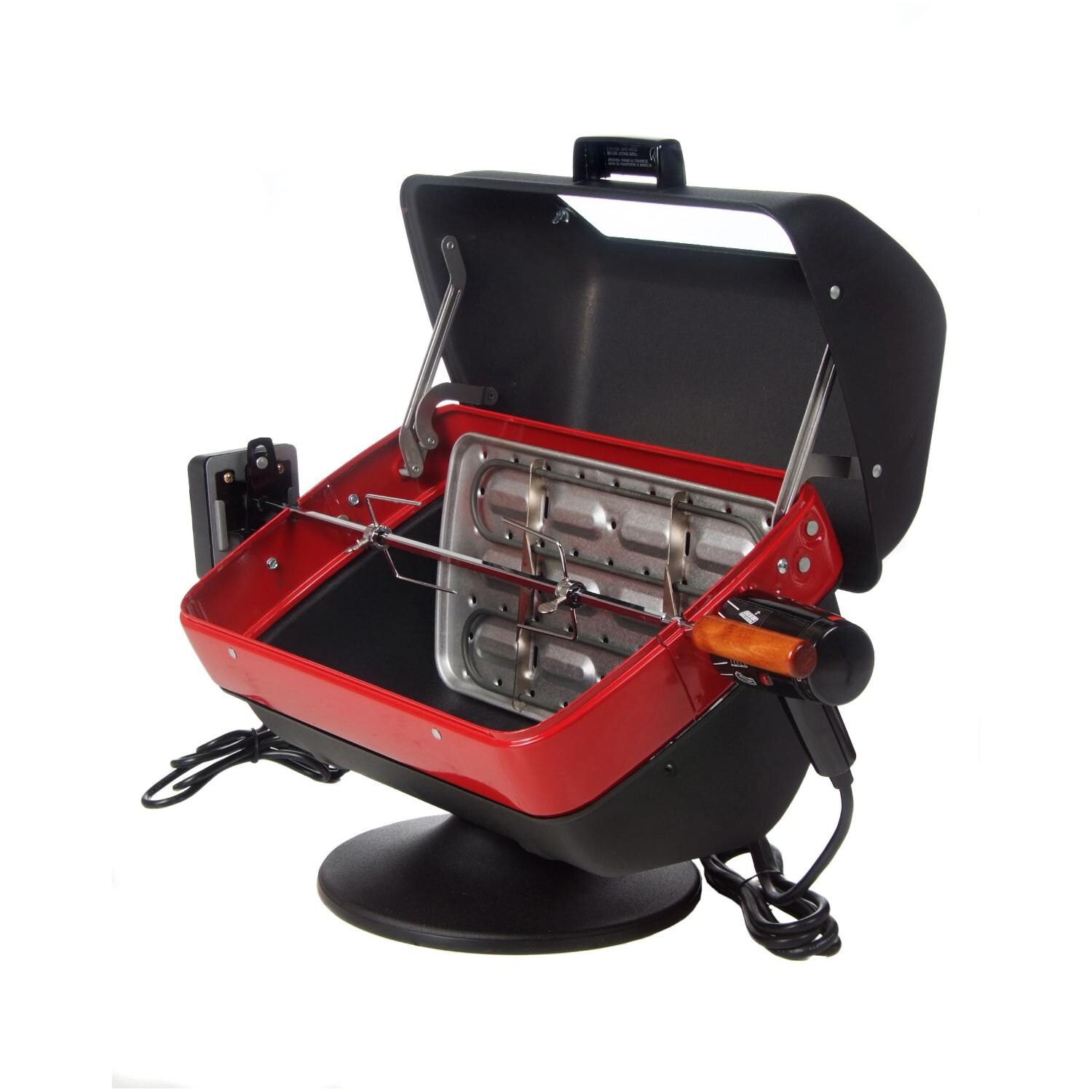 Americana by Meco Electric Tabletop Grill With Rotisserie - Side View with Rotisserie thumbnail