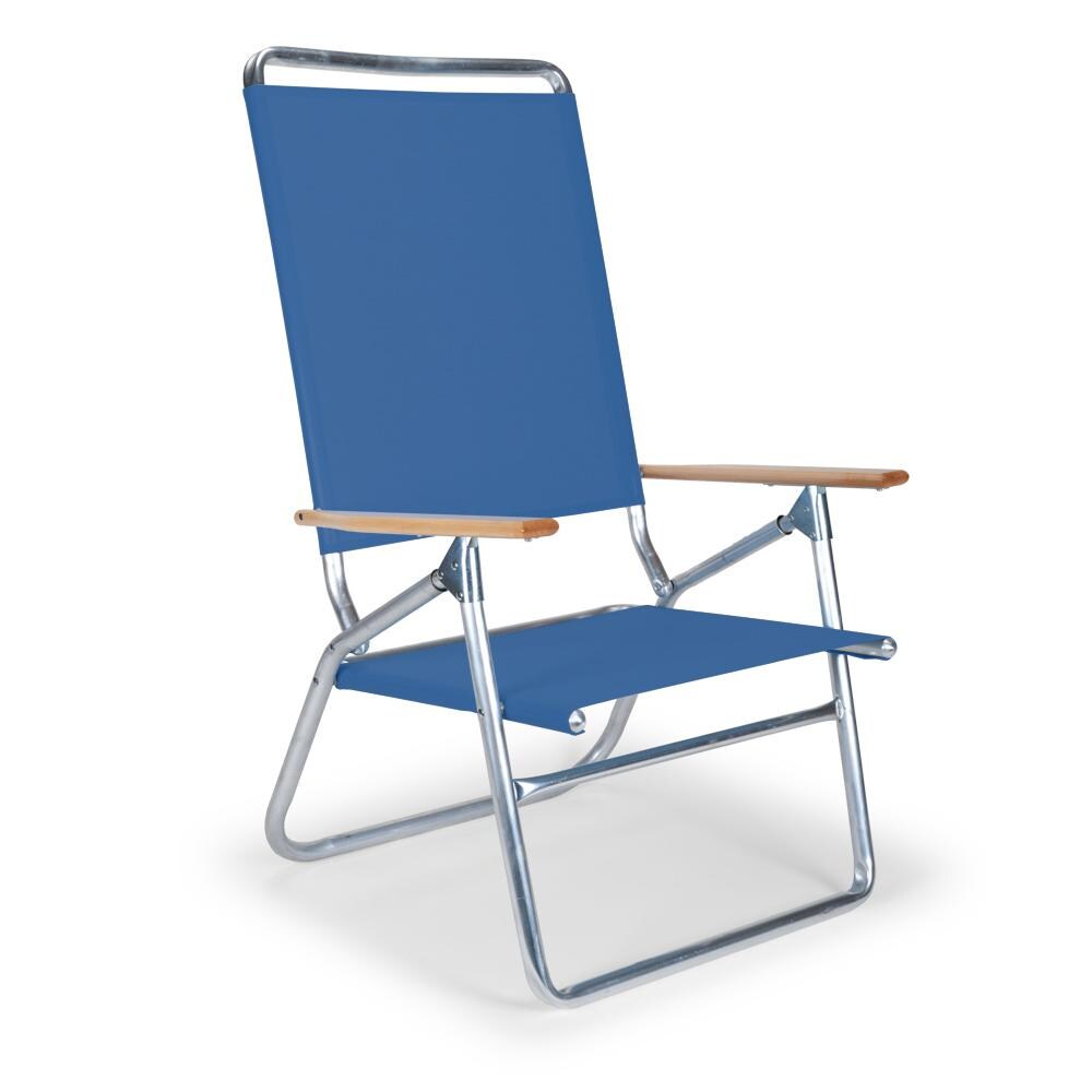 Light N Easy High Boy Folding Aluminum Beach Chair By Telescope Casual - Cobalt