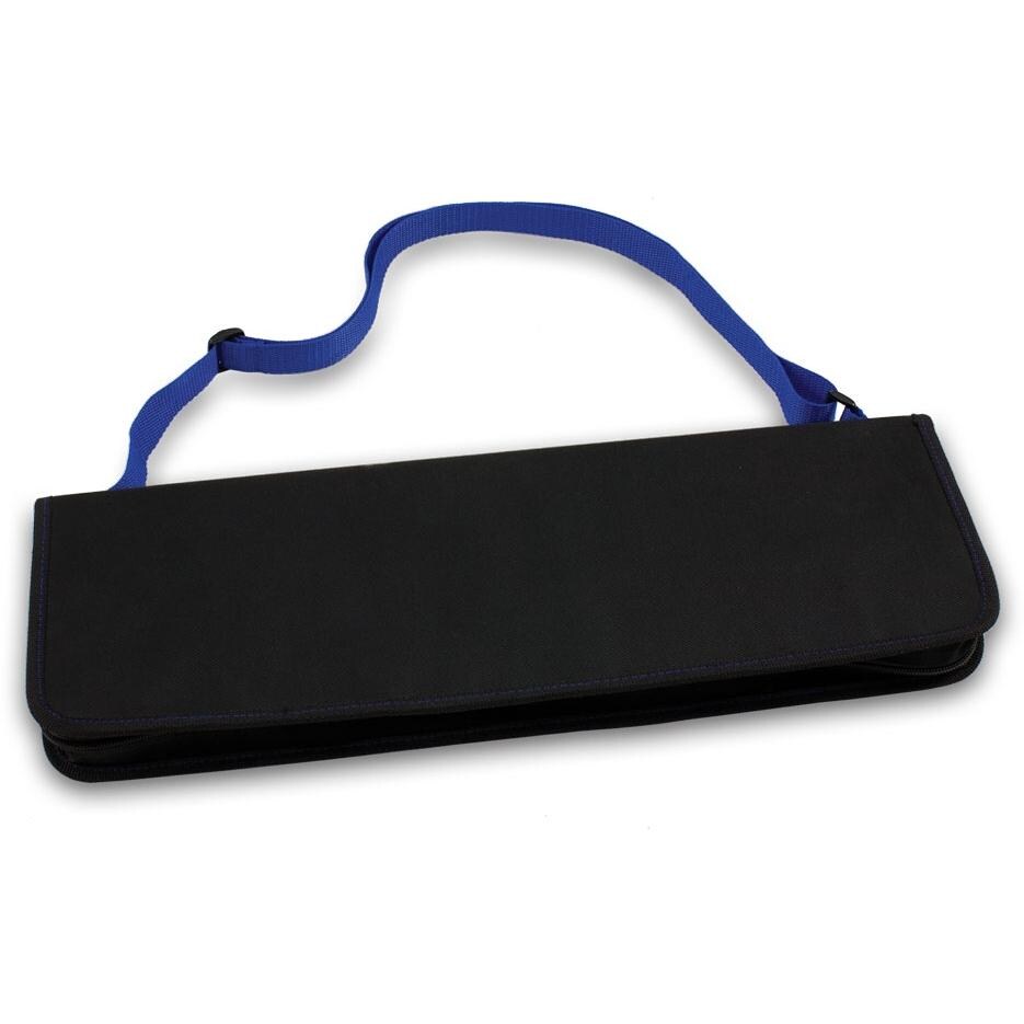 Picnic Time Metro 3-Piece BBQ Tool Set With Tote - Blue - Closed thumbnail