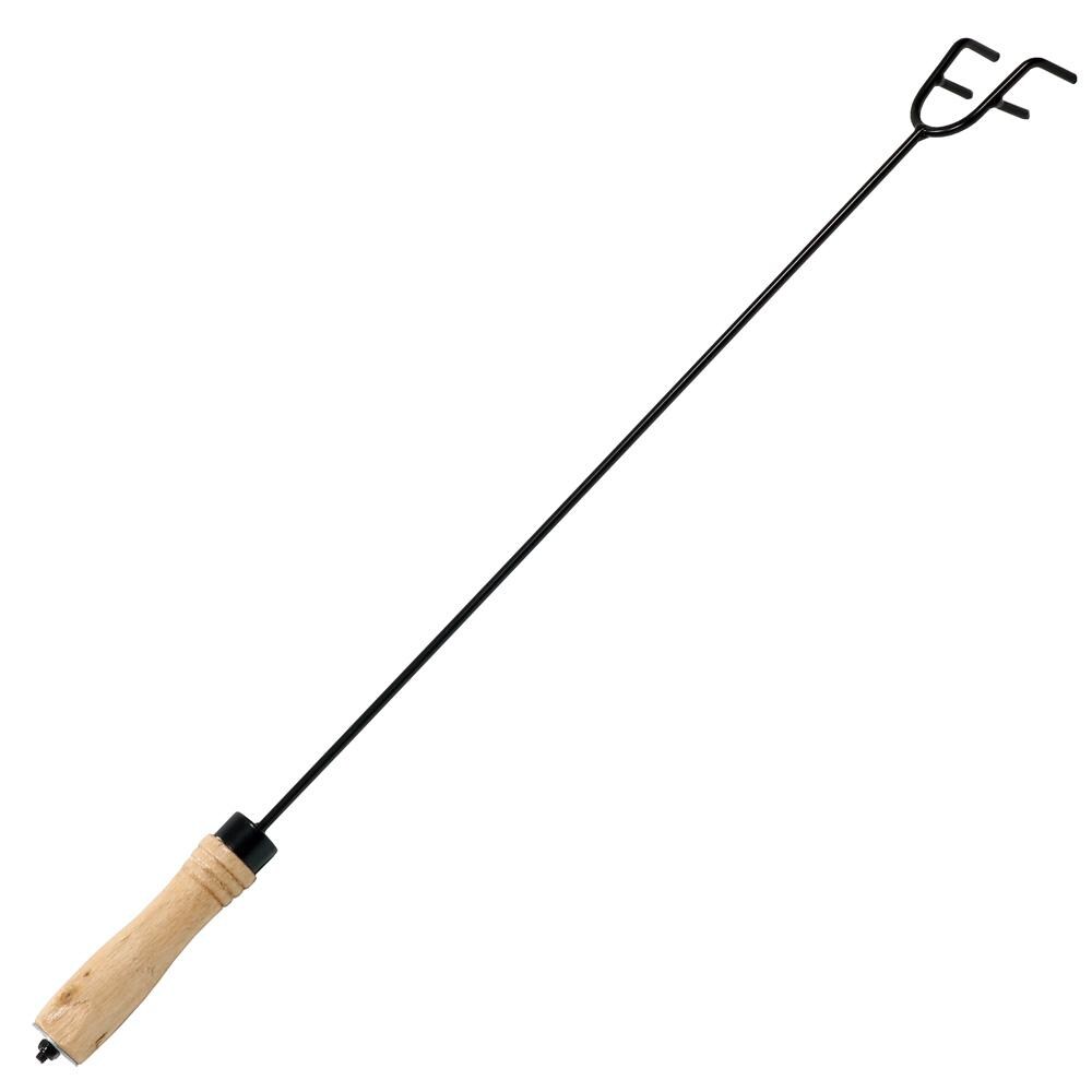 Sunnydaze 32-Inch Fire Pit Poker with Wood Handle - NB-WP32 image