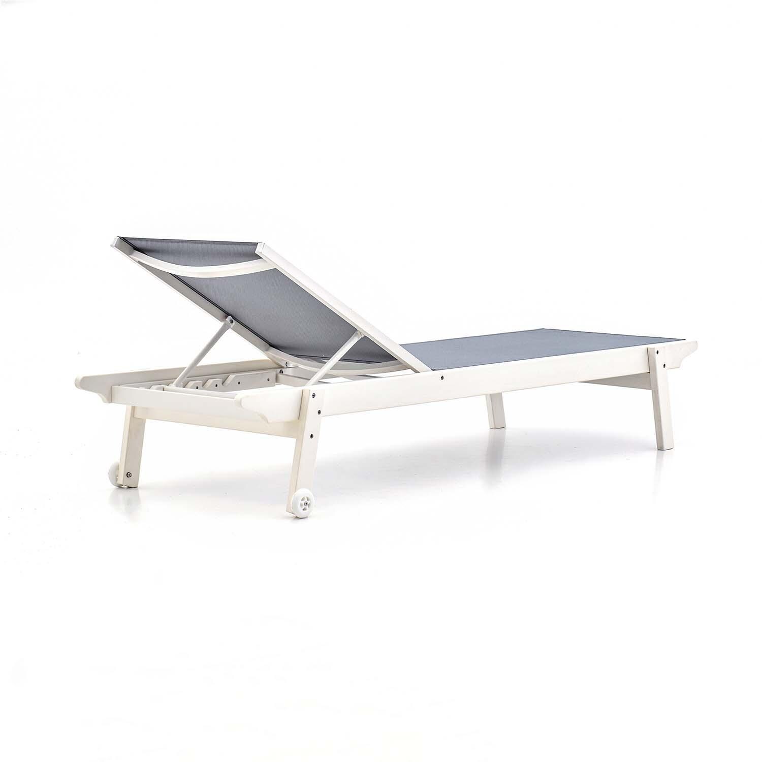Sandview Polyresin Chaise Lounge By Ultimate Patio - Back View - White Background thumbnail