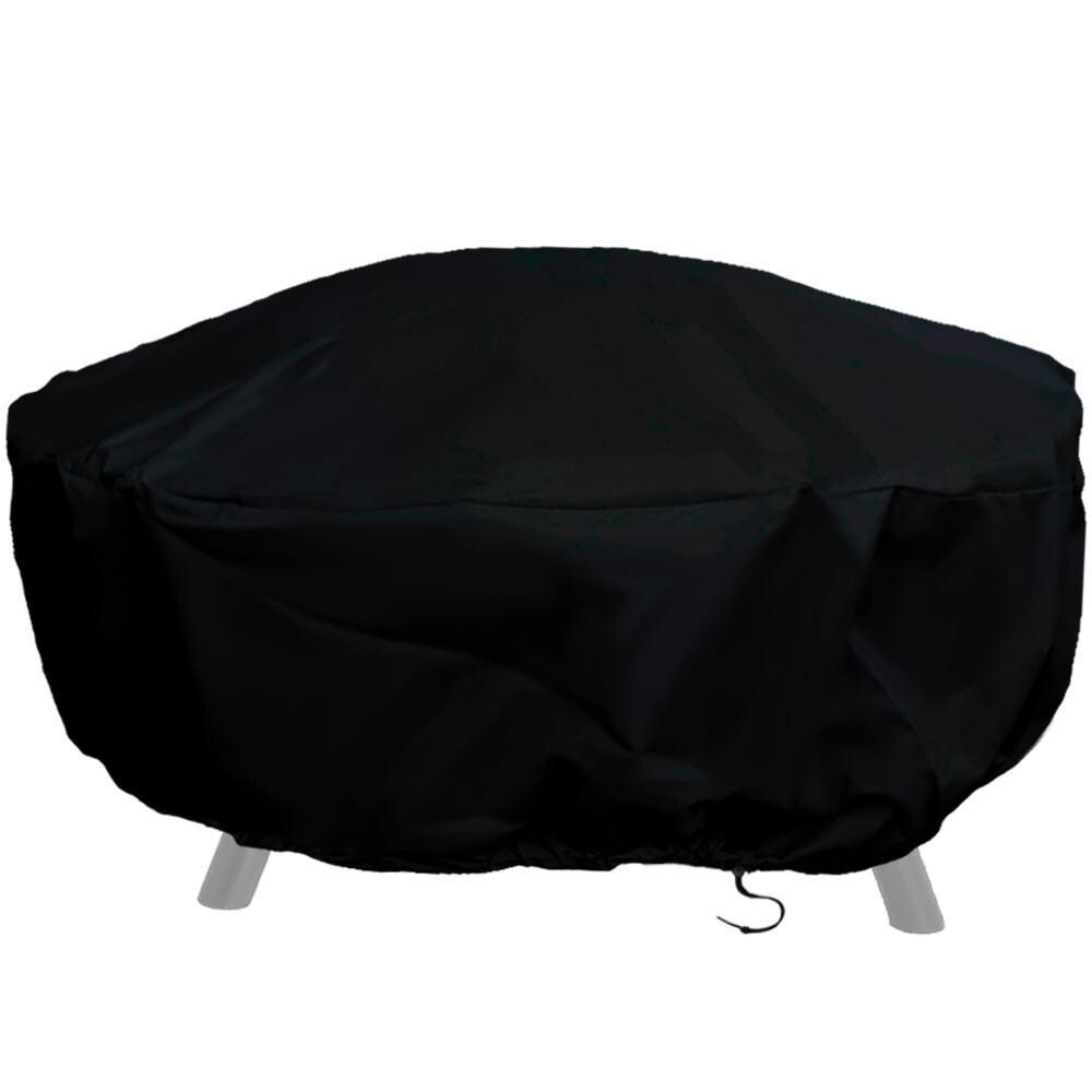 Ultimate Patio 80-Inch Round Fire Pit Cover - Black