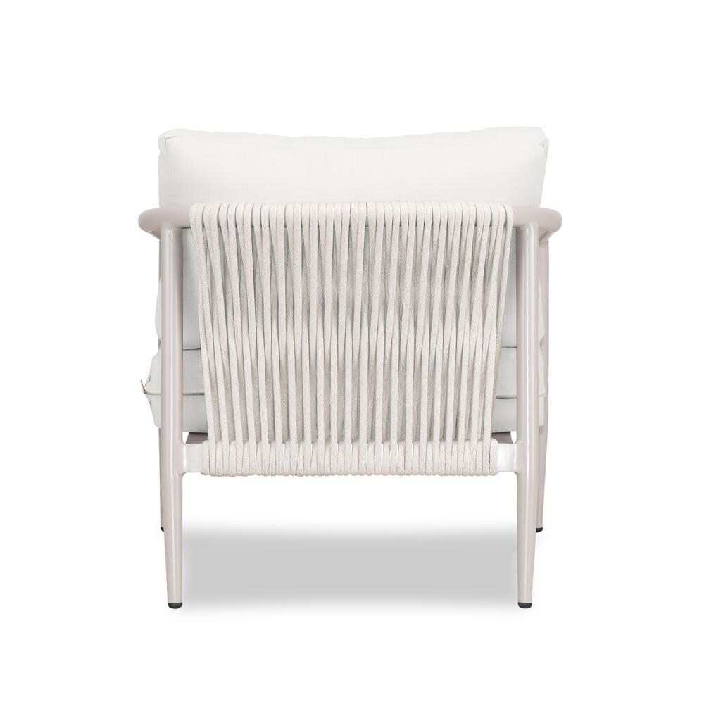 Lakeview Midnight Cove Aluminum Club Chair in Urban Stone/Carrera/Canvas Natural - Back - White Background thumbnail
