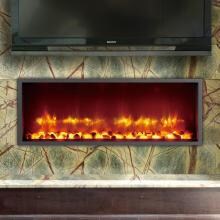 Dynasty Harmony 35-Inch Built-In Electric Fireplace - Black - DY-BT35