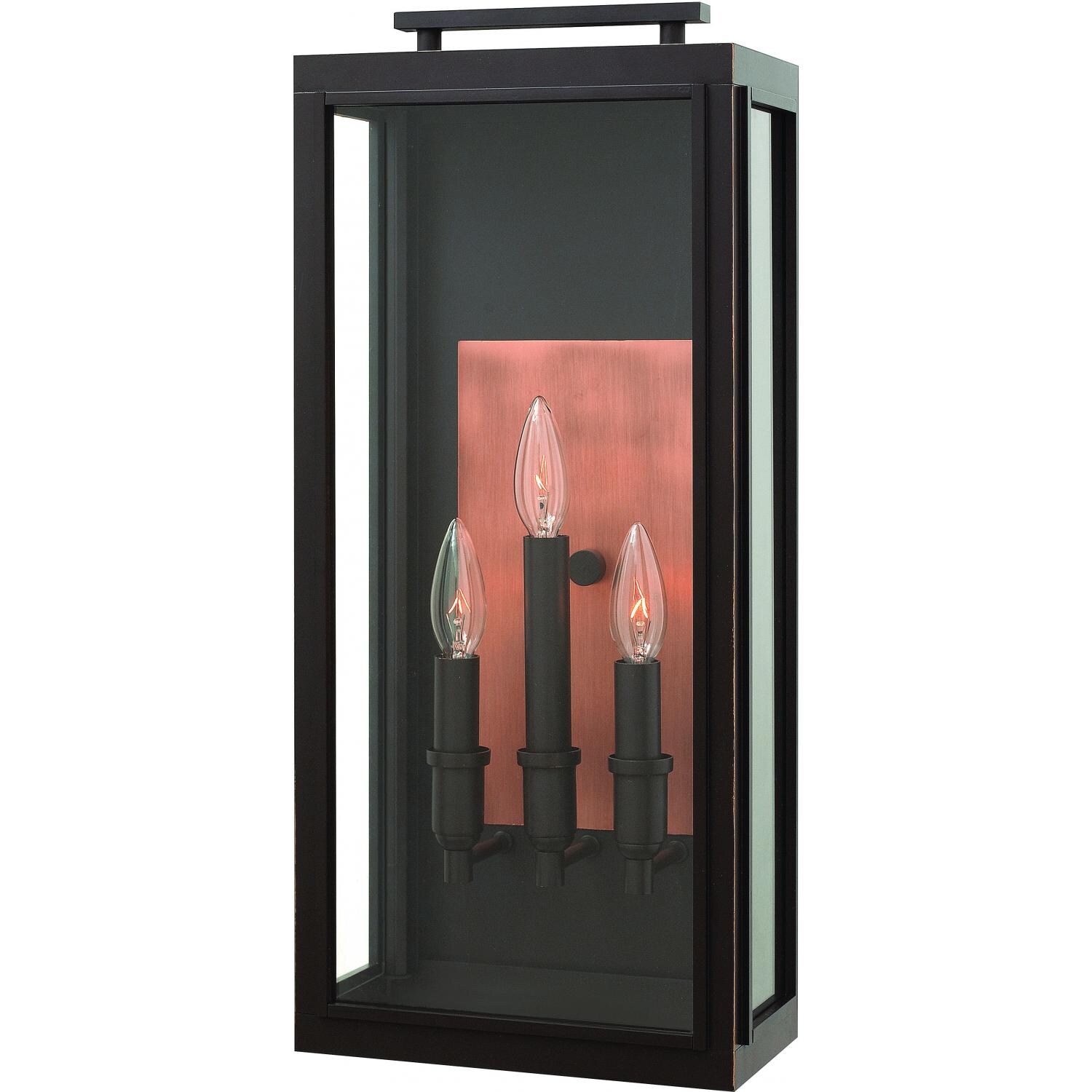 Hinkley Lighting Sutcliffe 2915OZ 60W Three Light Outdoor Wall Sconce - Oil Rubbed Bronze thumbnail